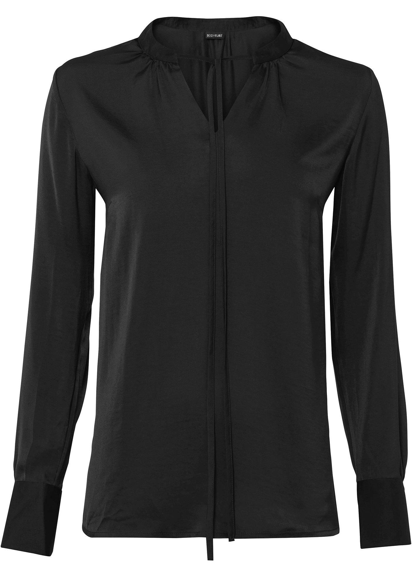 Blouse en satin avec polyester recyclé