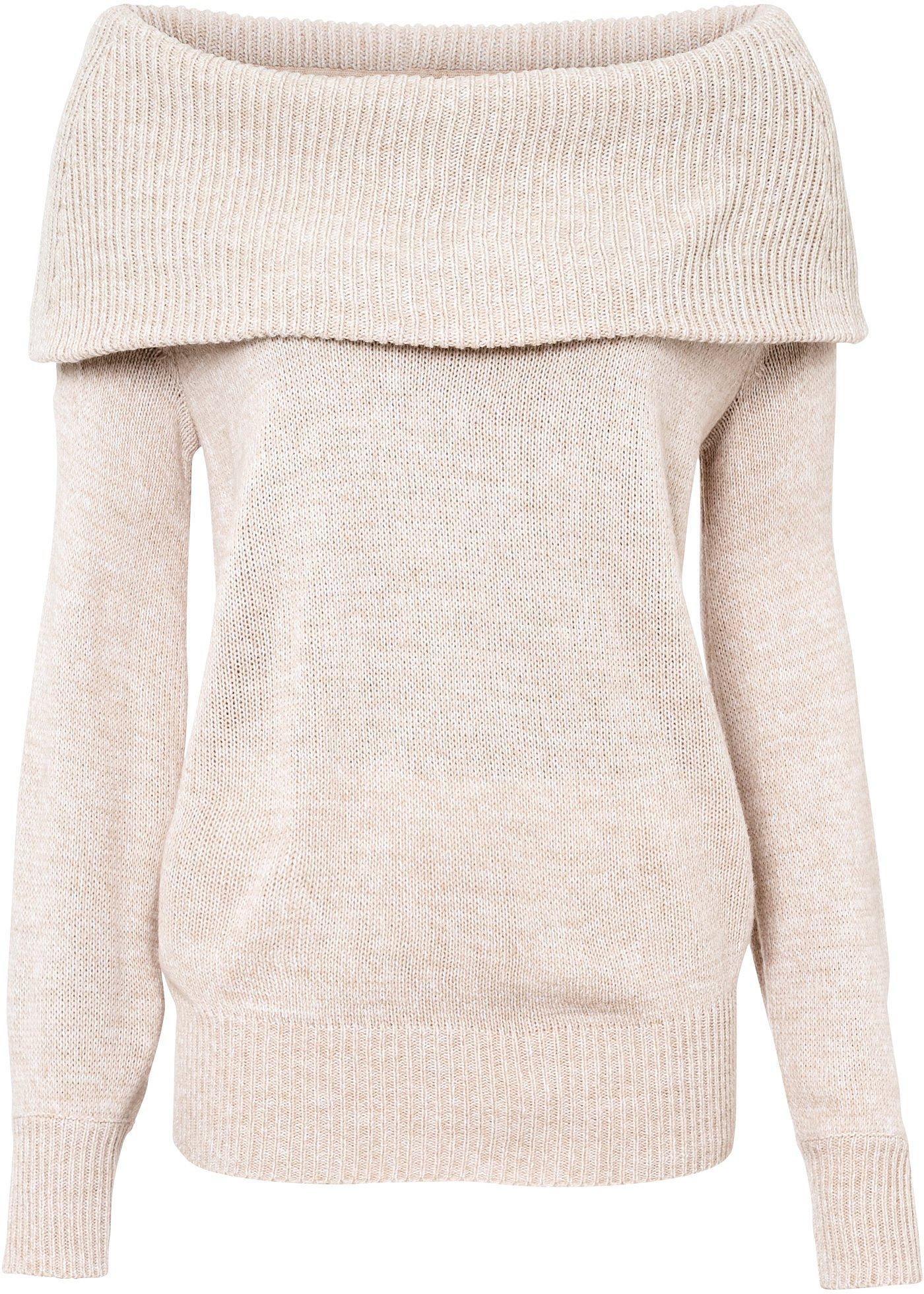 Pull à épaules découvertes