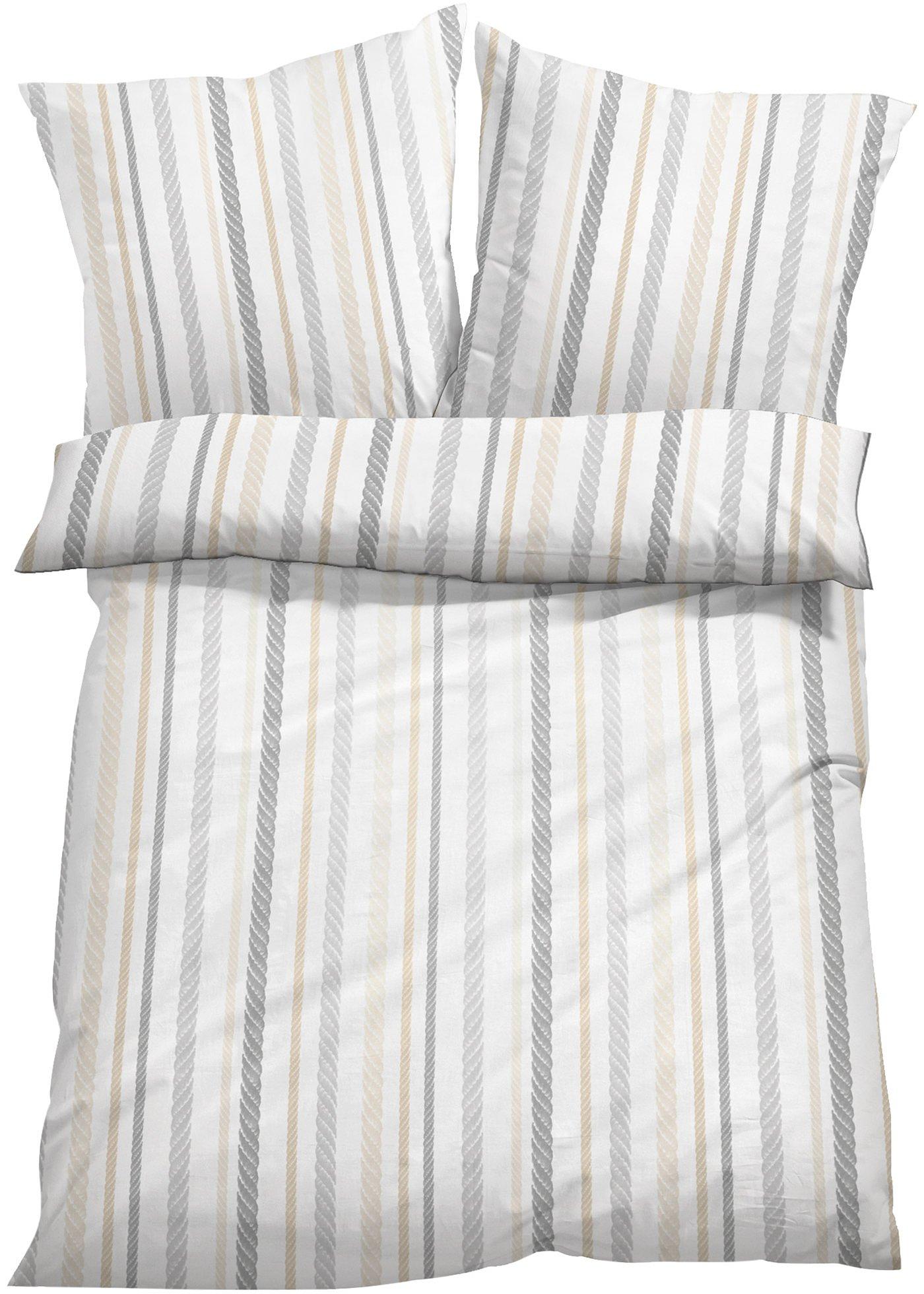 Parure de lit à rayures