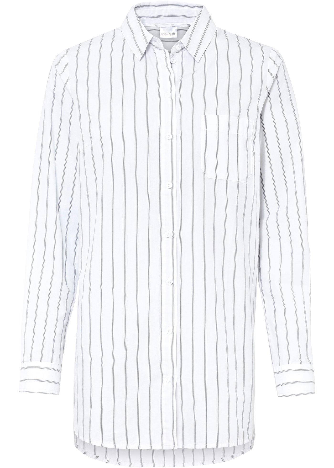 Chemisier long rayé