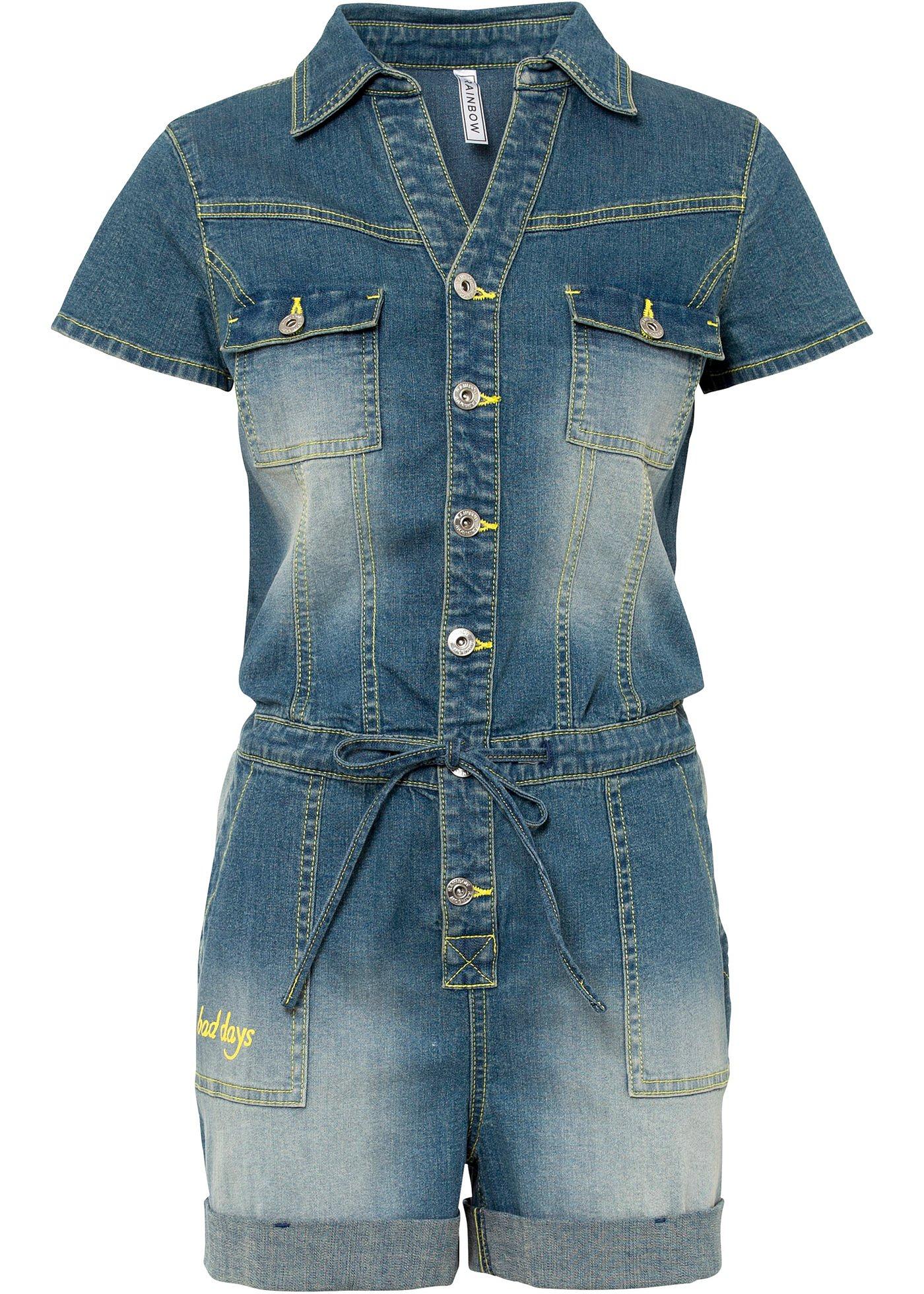 Combi-short en jean