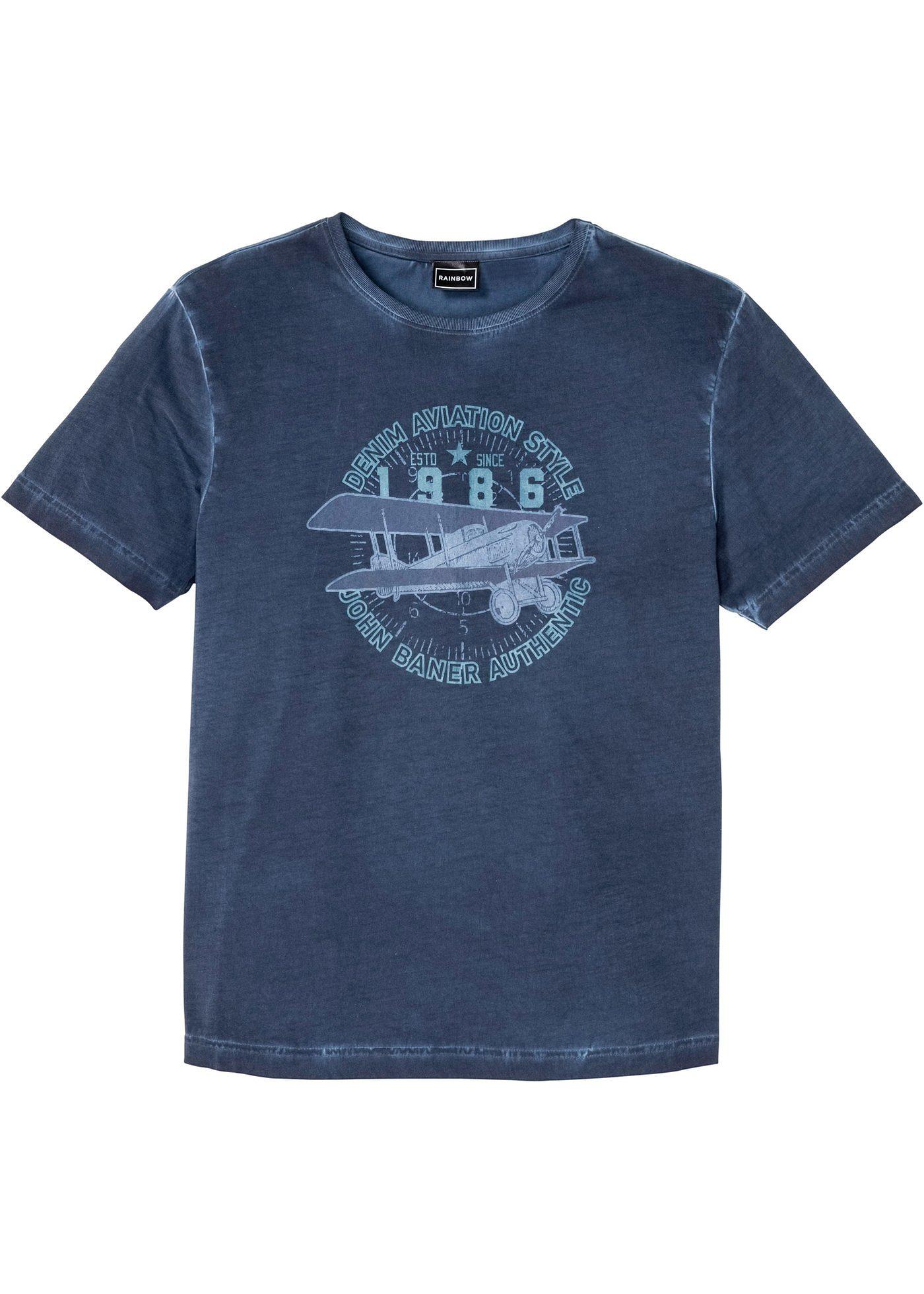 T-shirt aspect délavé