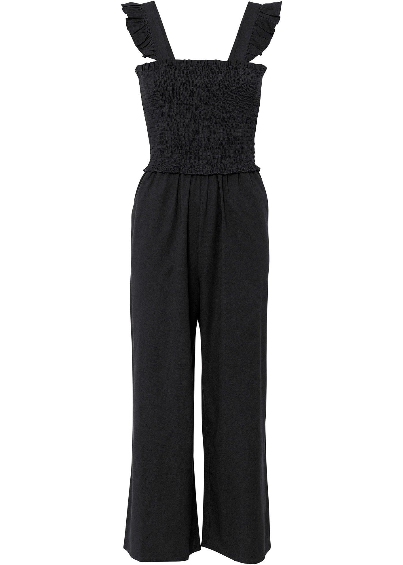 Combi-pantalon avec lin