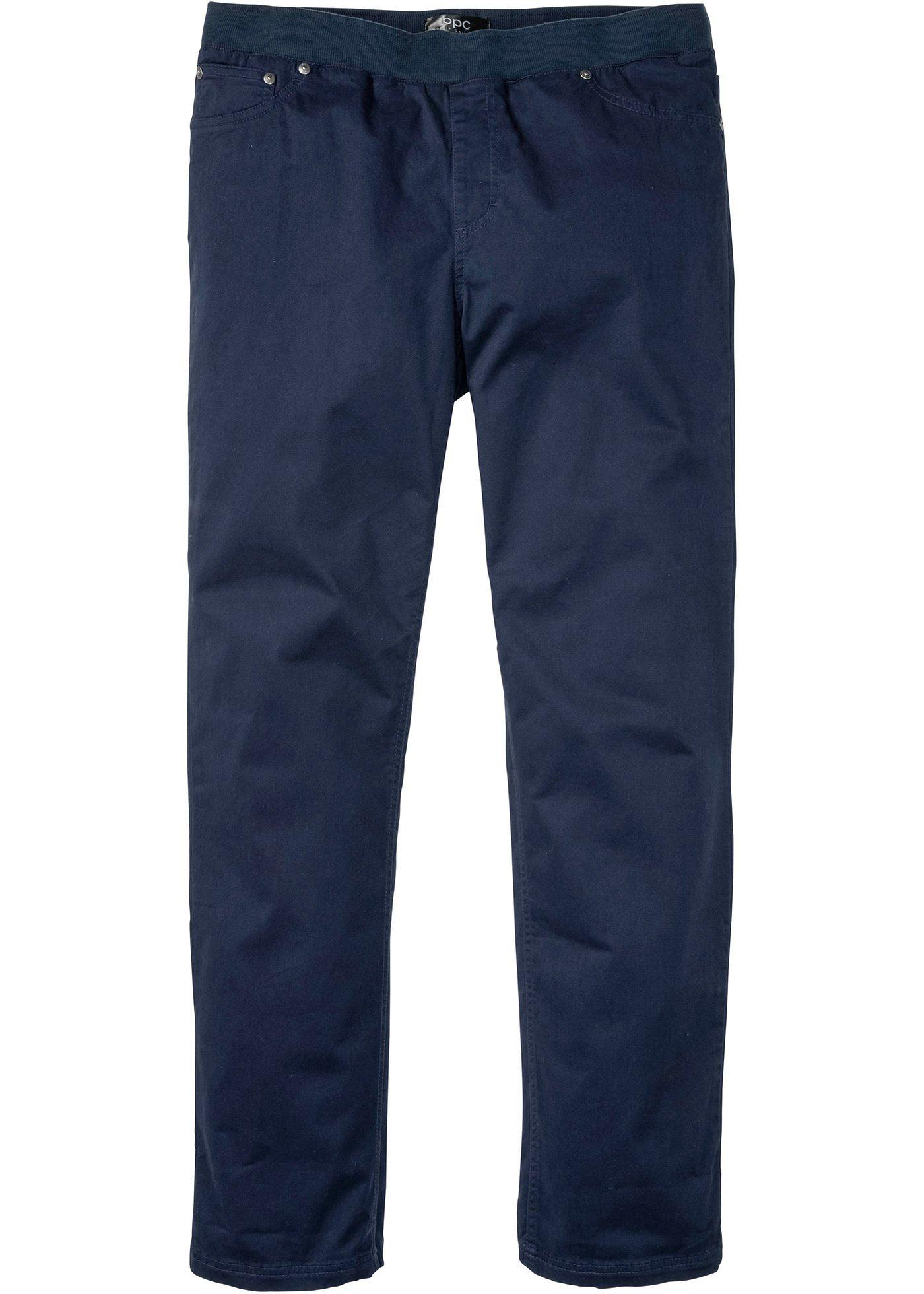 Pantalon confortable Regular Fit avec taille extensible, Straight