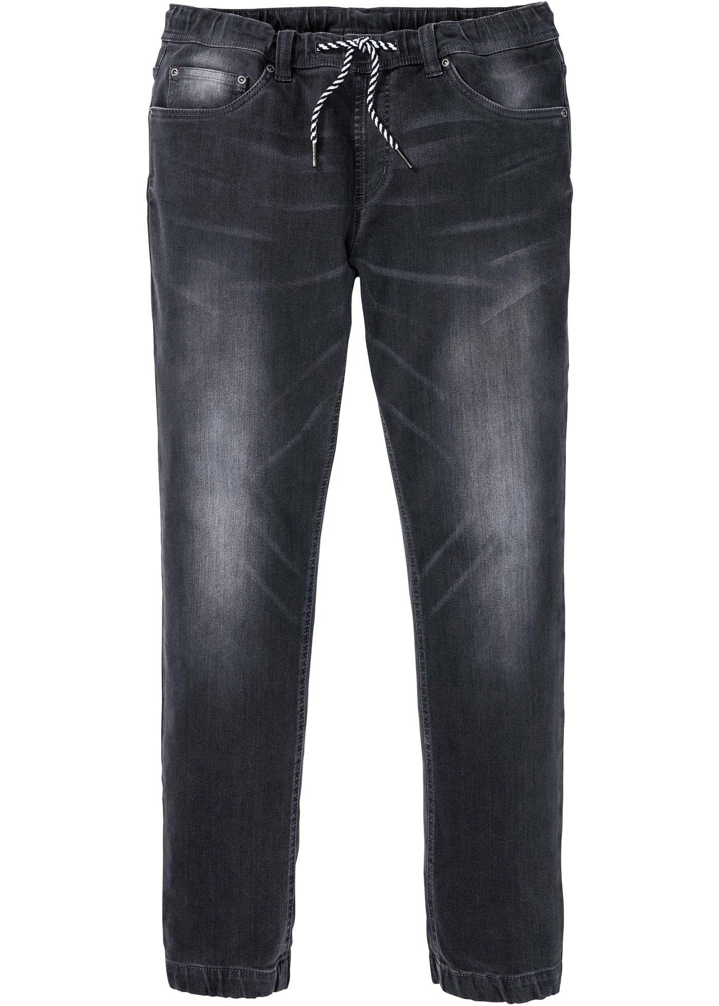 Jean taille extensible Slim Fit, Straight