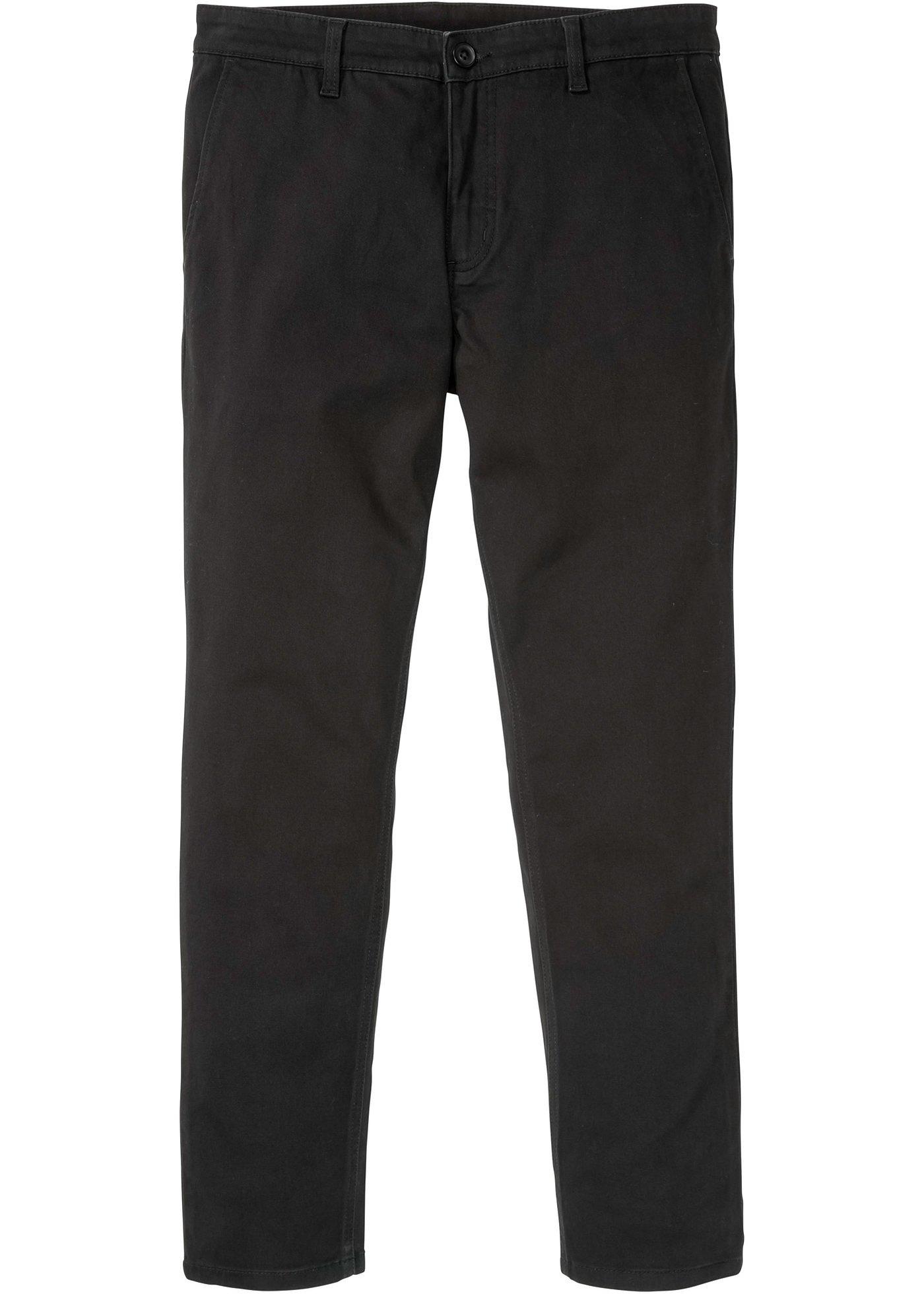 Pantalon chino extensible légèrement raccourci Slim Fit, Tapered