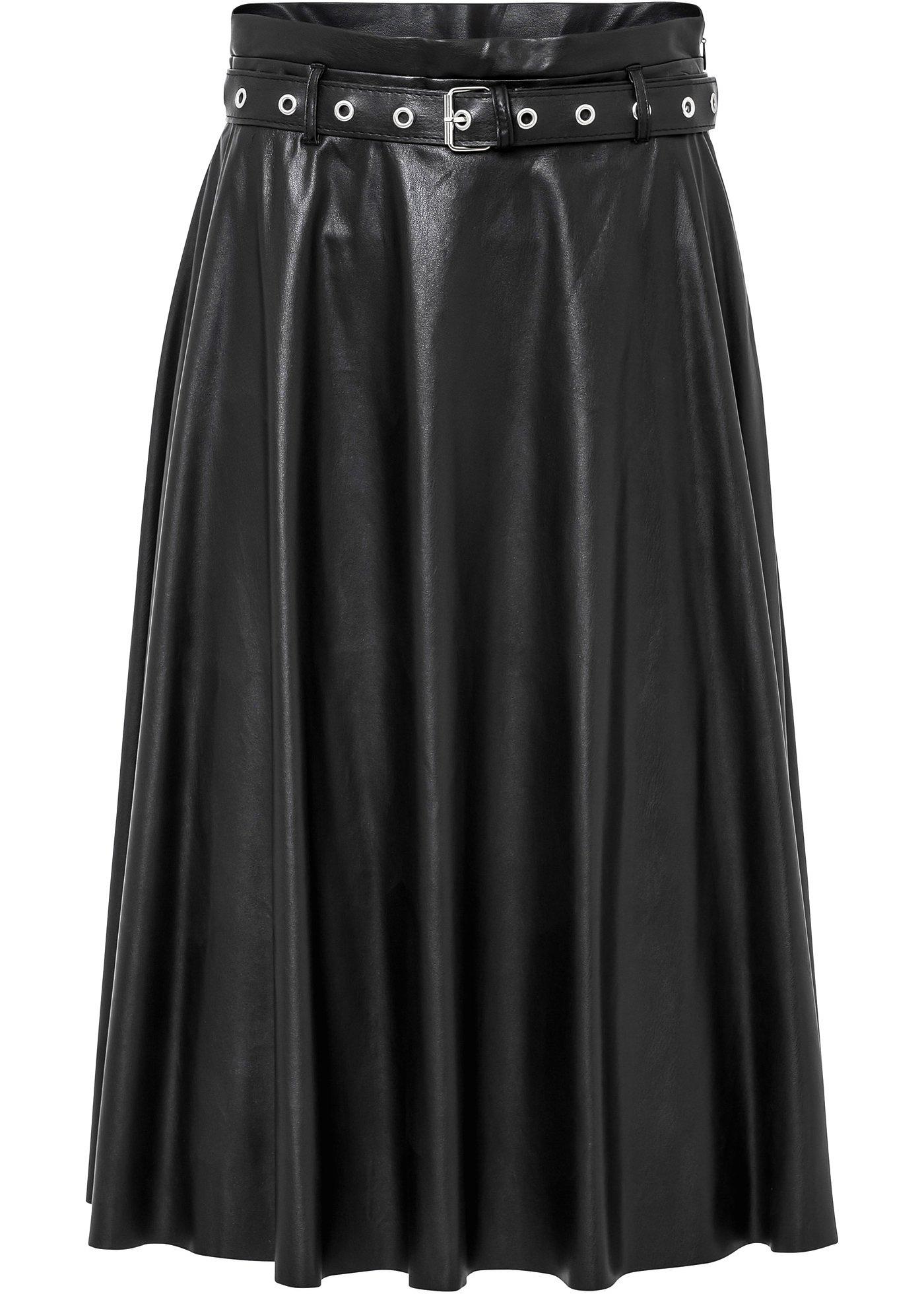 Jupe synthétique imitation cuir