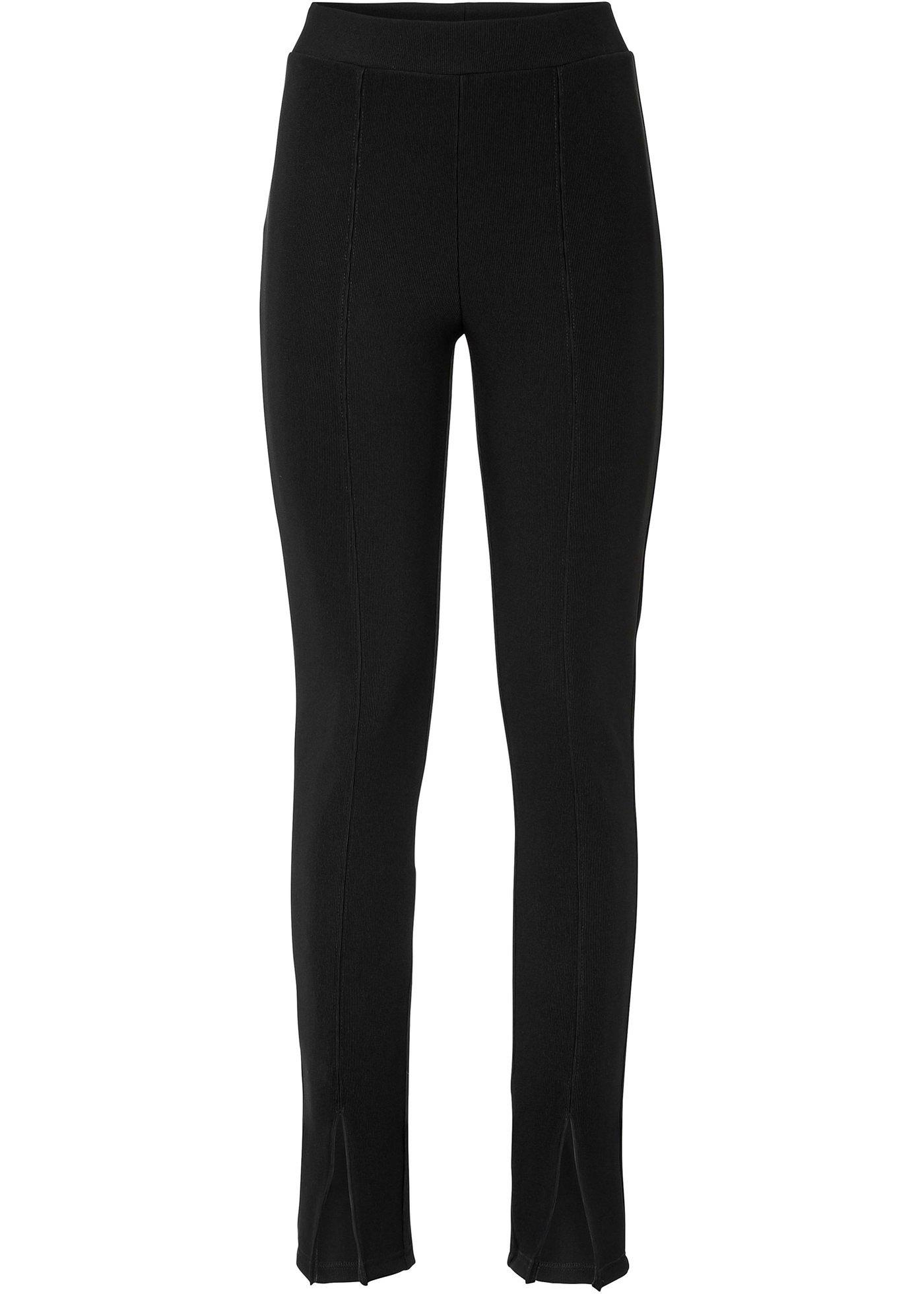 Legging en jersey ottoman avec fente