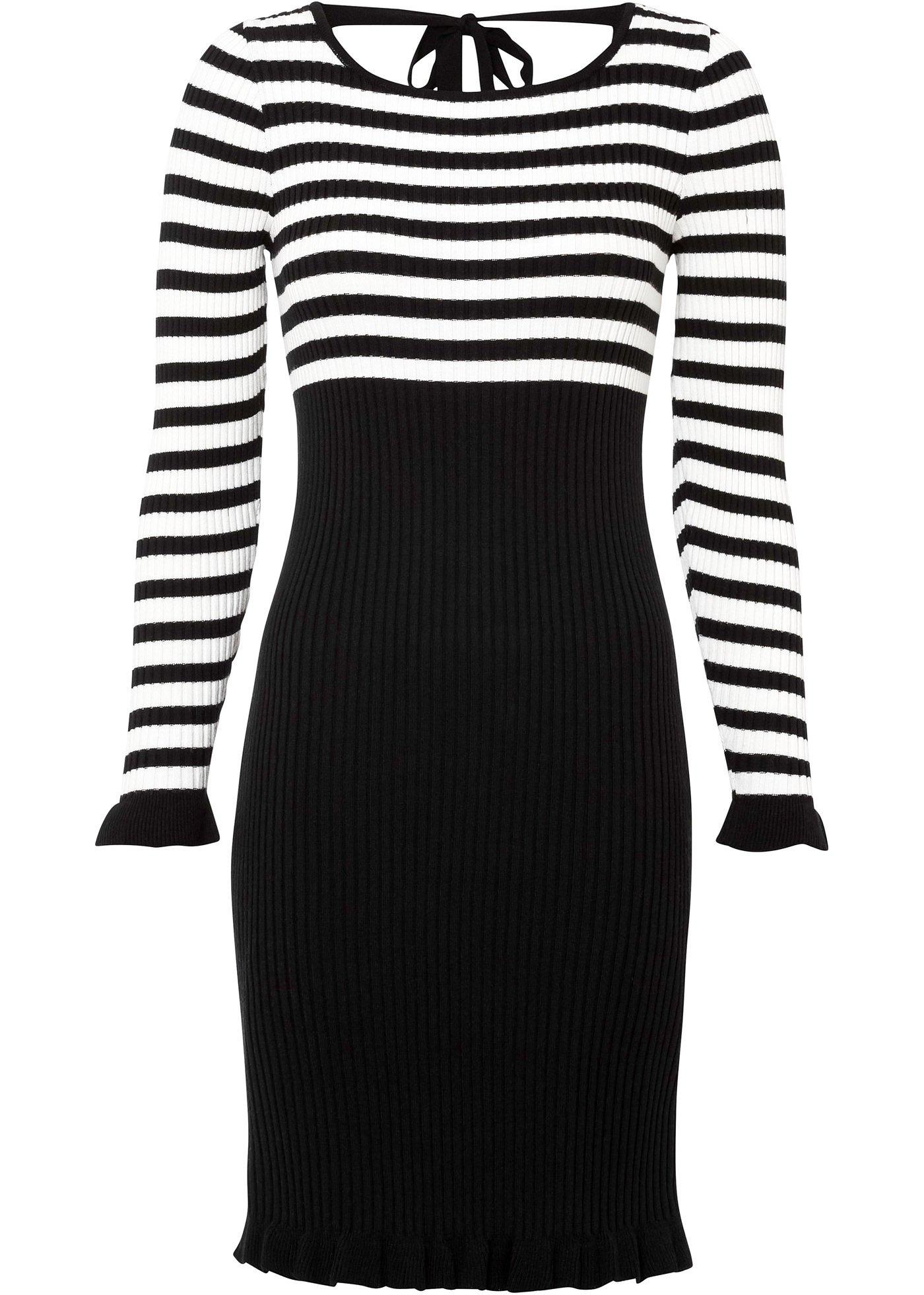 Robe en maille avec nœud