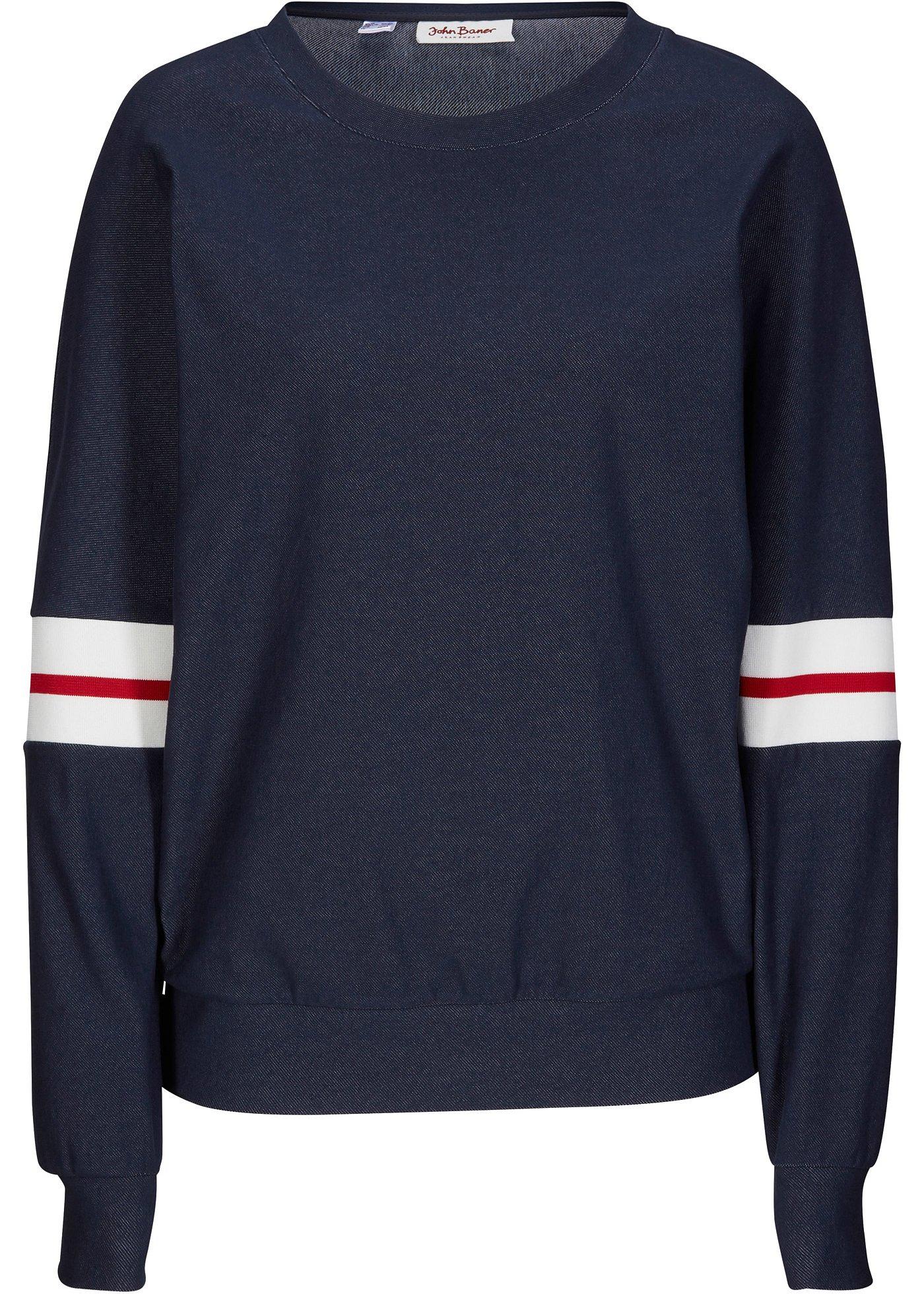 Sweat-shirt effet jean