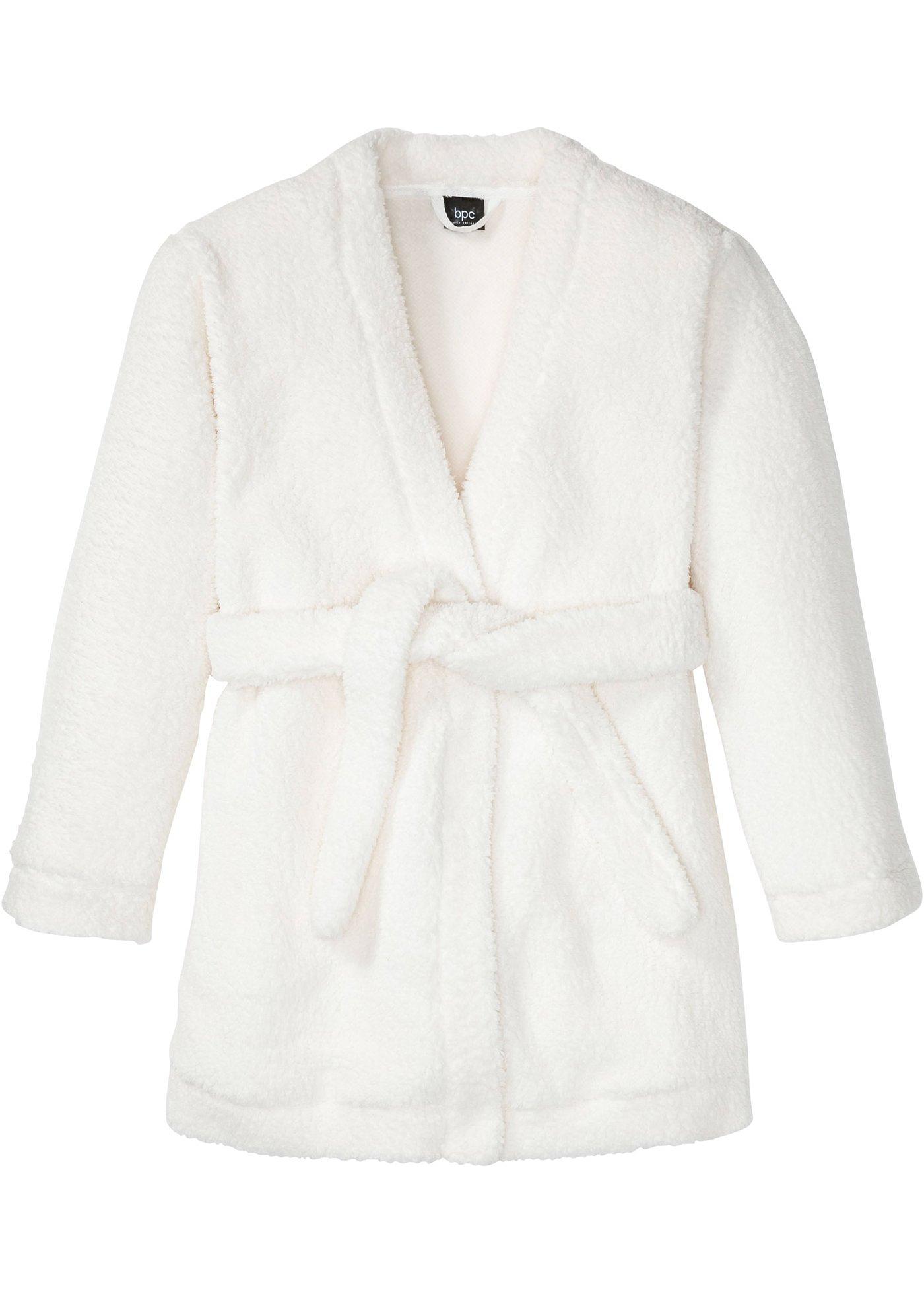 Peignoir de bain en polaire peluche