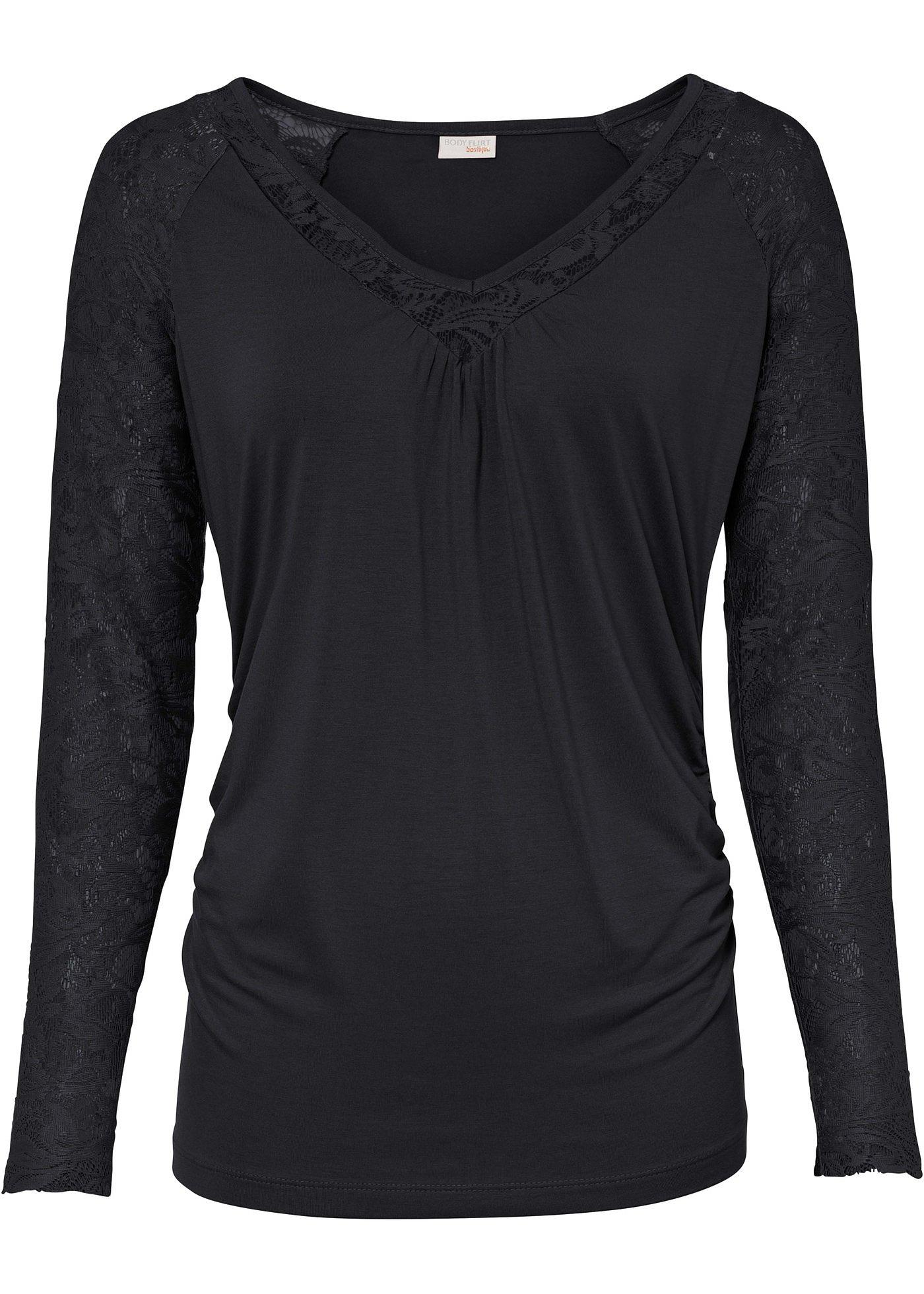 T-shirt manches longues avec viscose durable