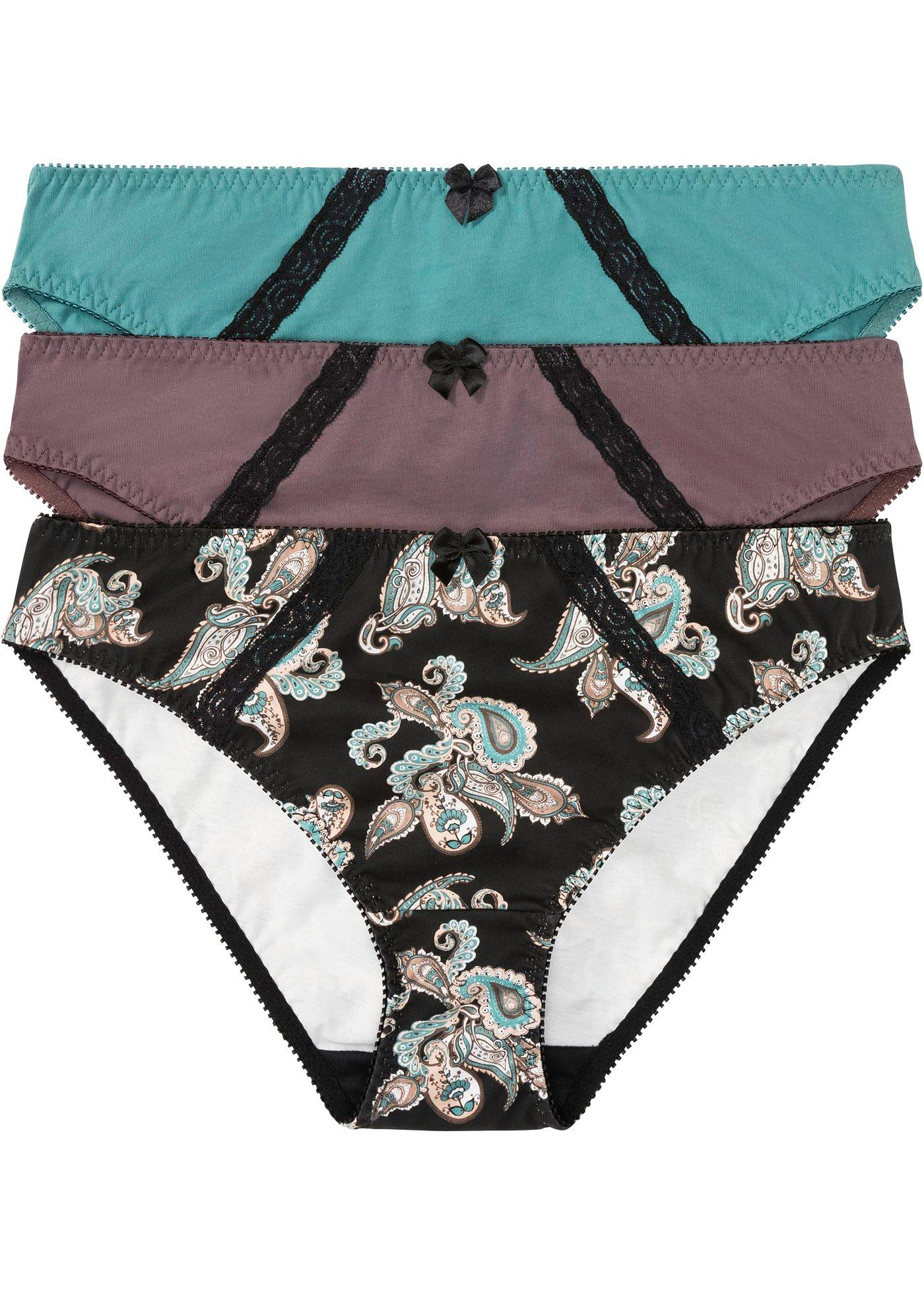 Lot de 3 slips en coton bio