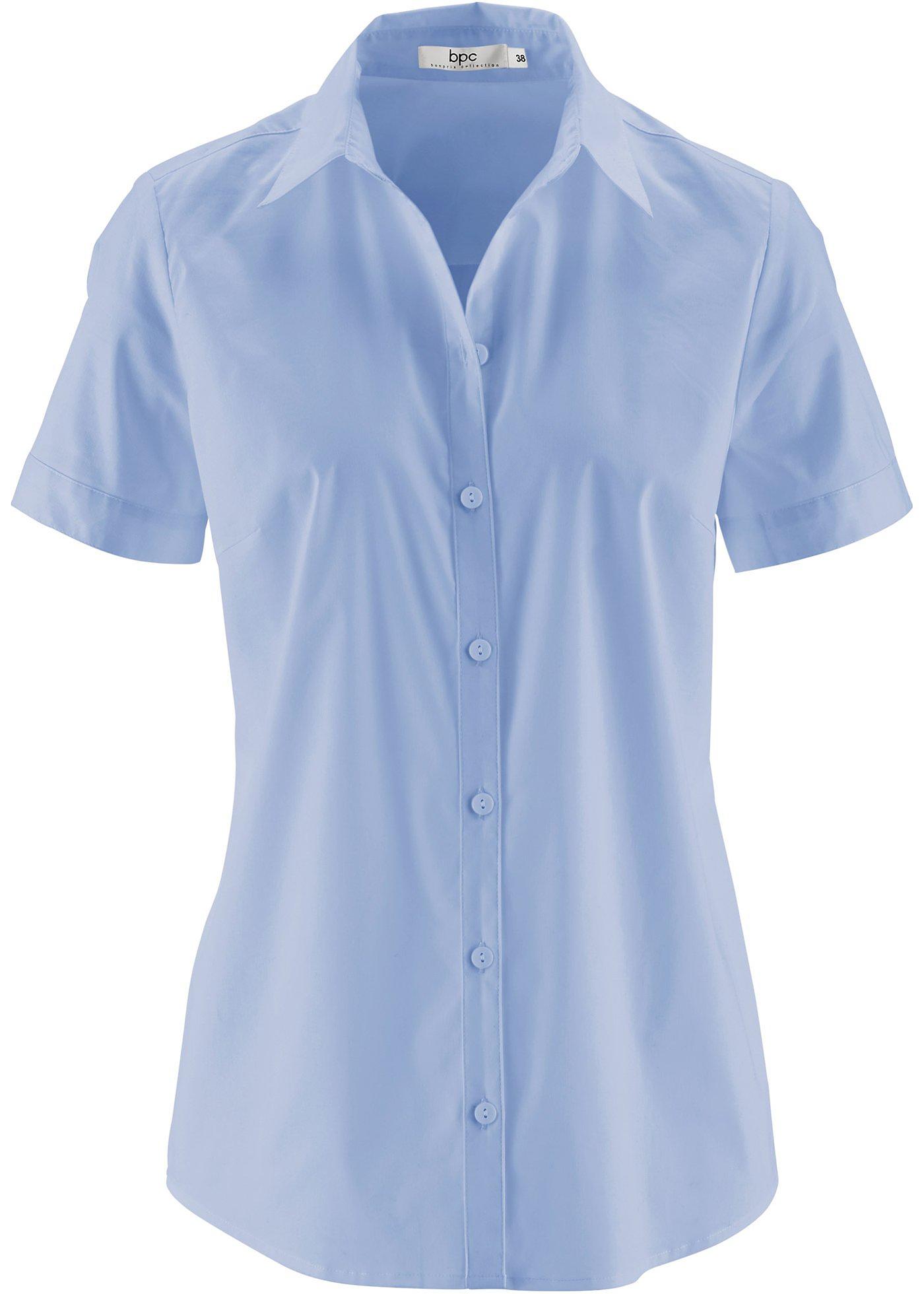 Chemisier extensible à manches courtes