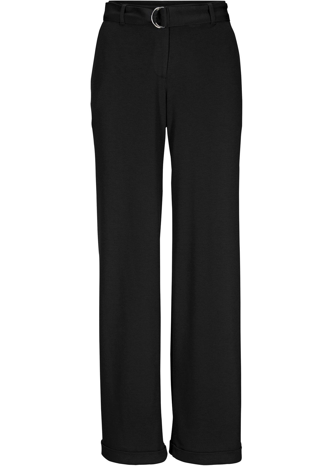 Pantalon palazzo avec ceinture