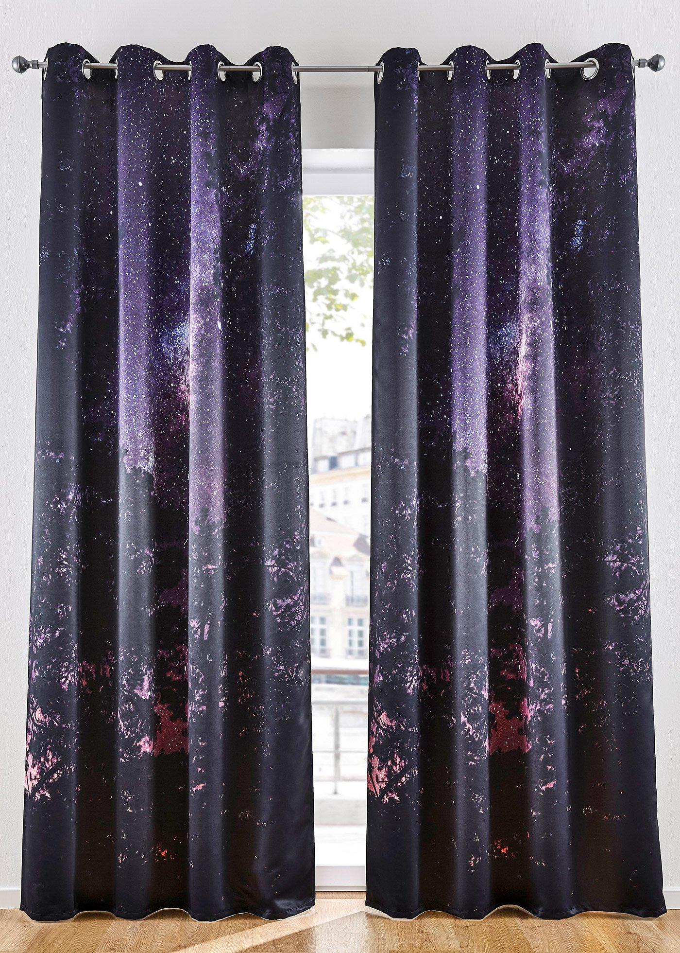 Panneau occultant motif nuit (1 pce.)