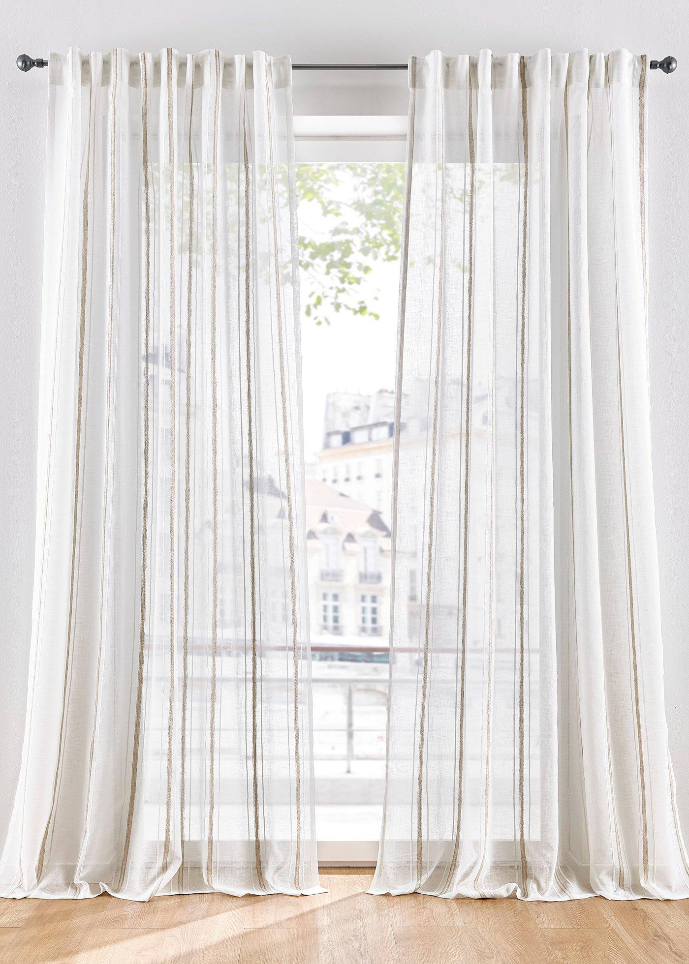 Panneau jacquard à rayures (1 pce.)