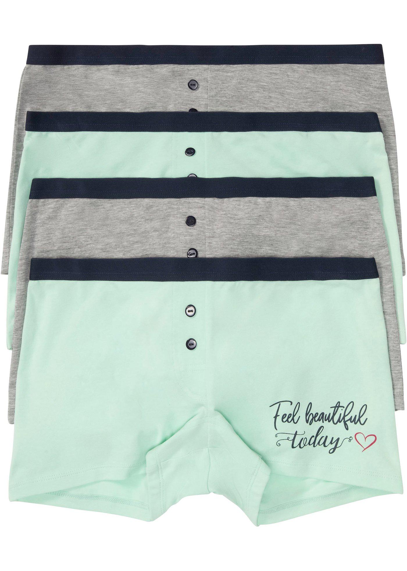 Lot de 4 boxers femme