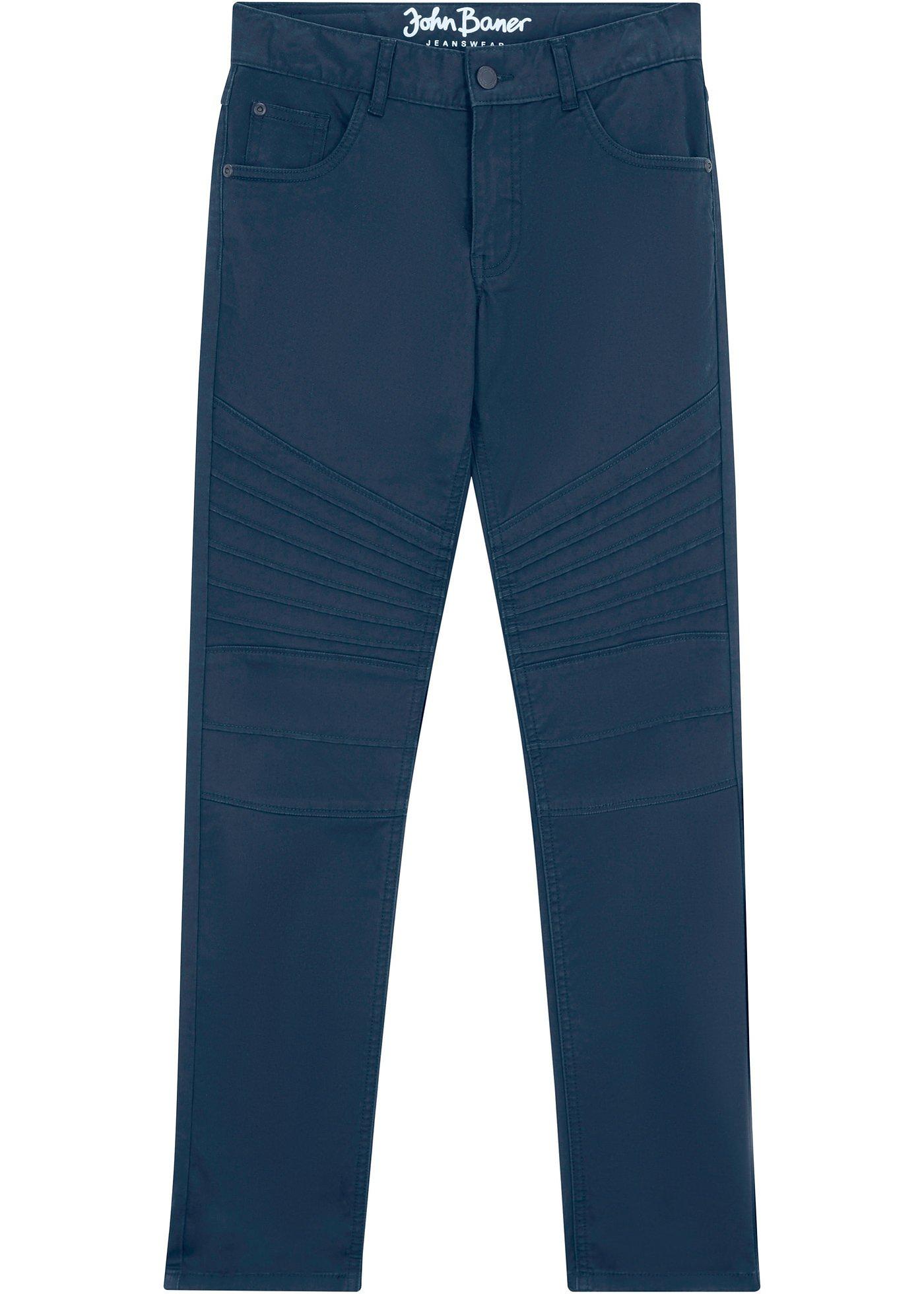 Pantalon garçon avec coutures décoratives, Slim Fit