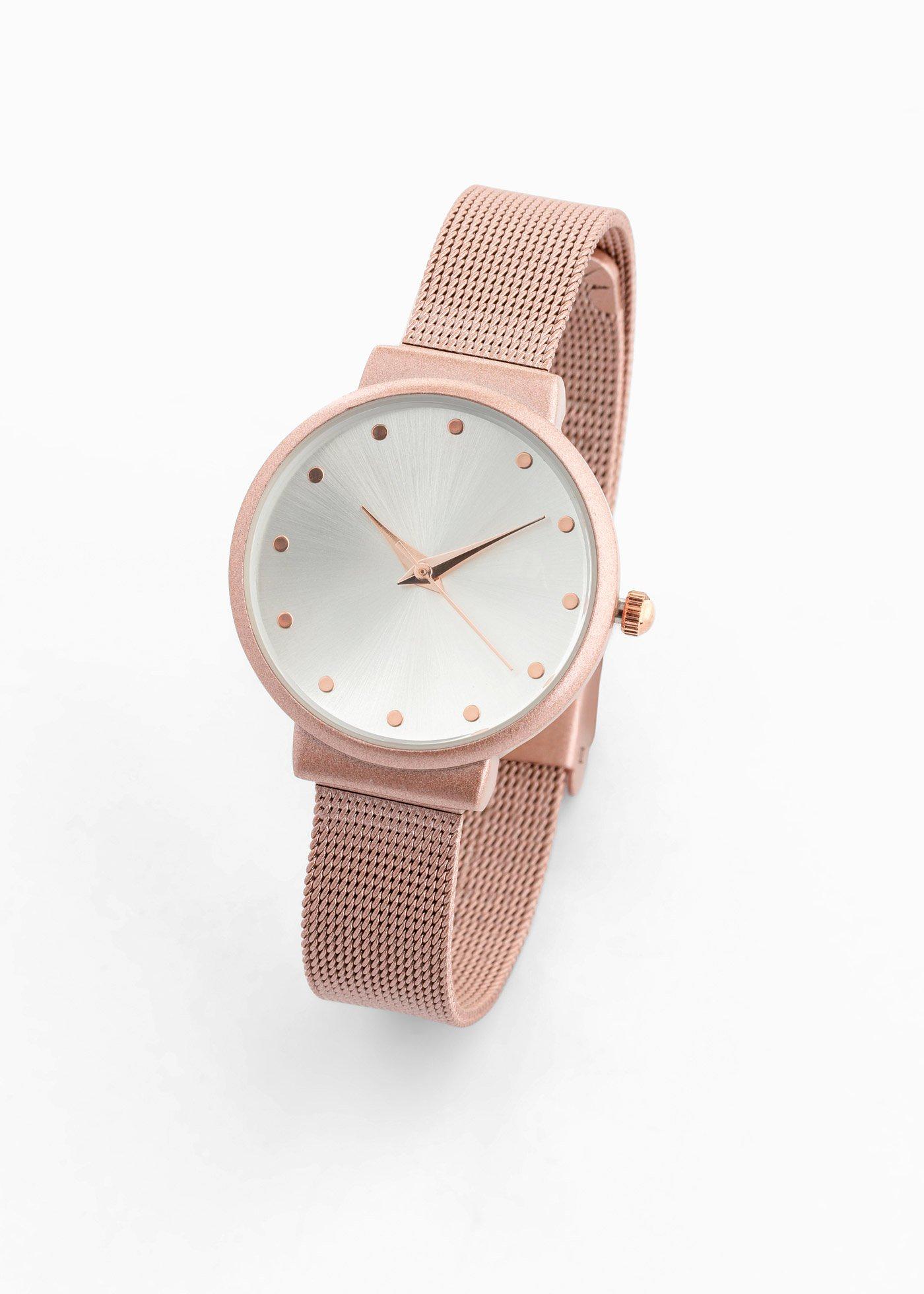 Montre à bracelet métal mesh