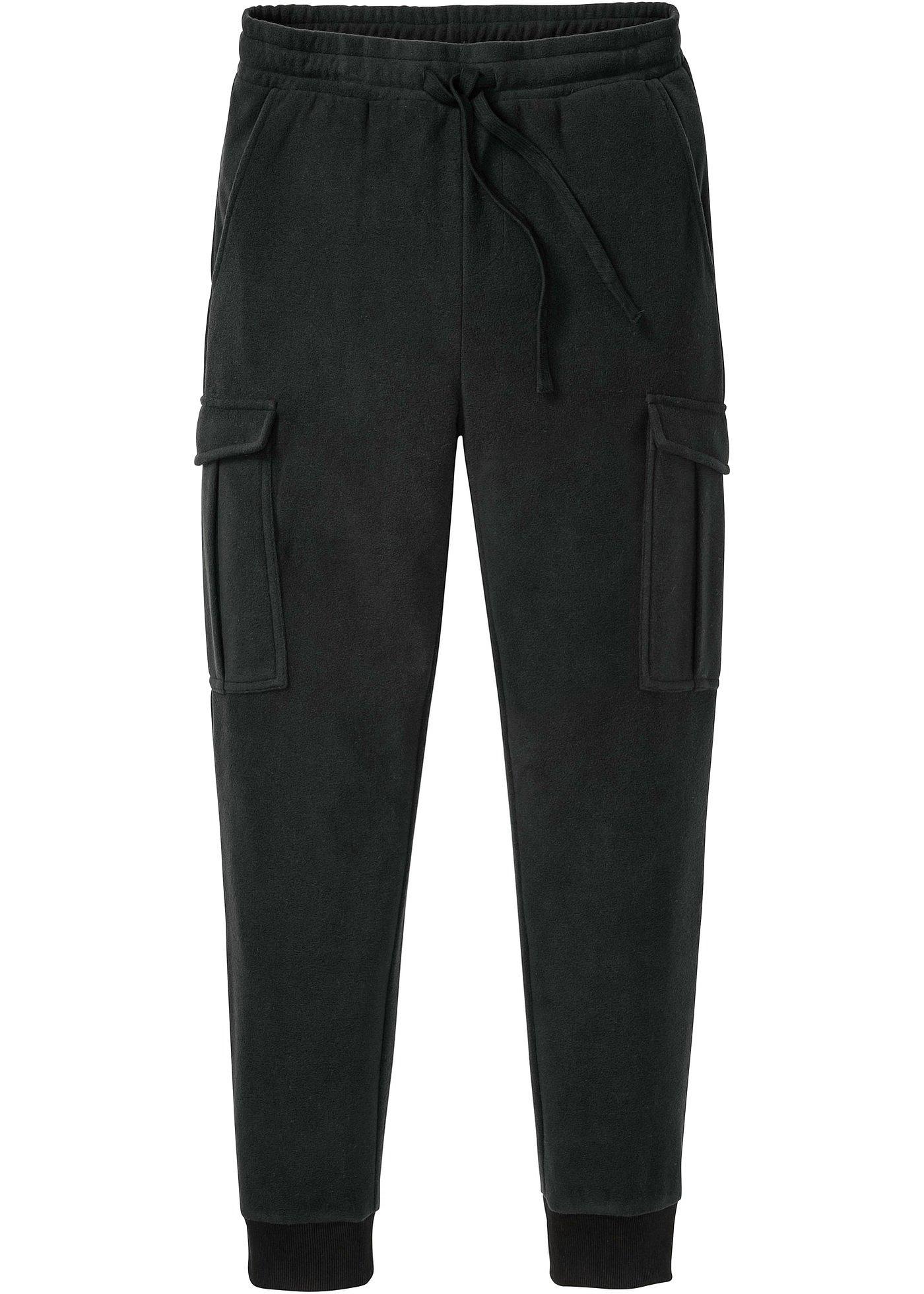 Pantalon polaire avec poches cargo, Regular Fit