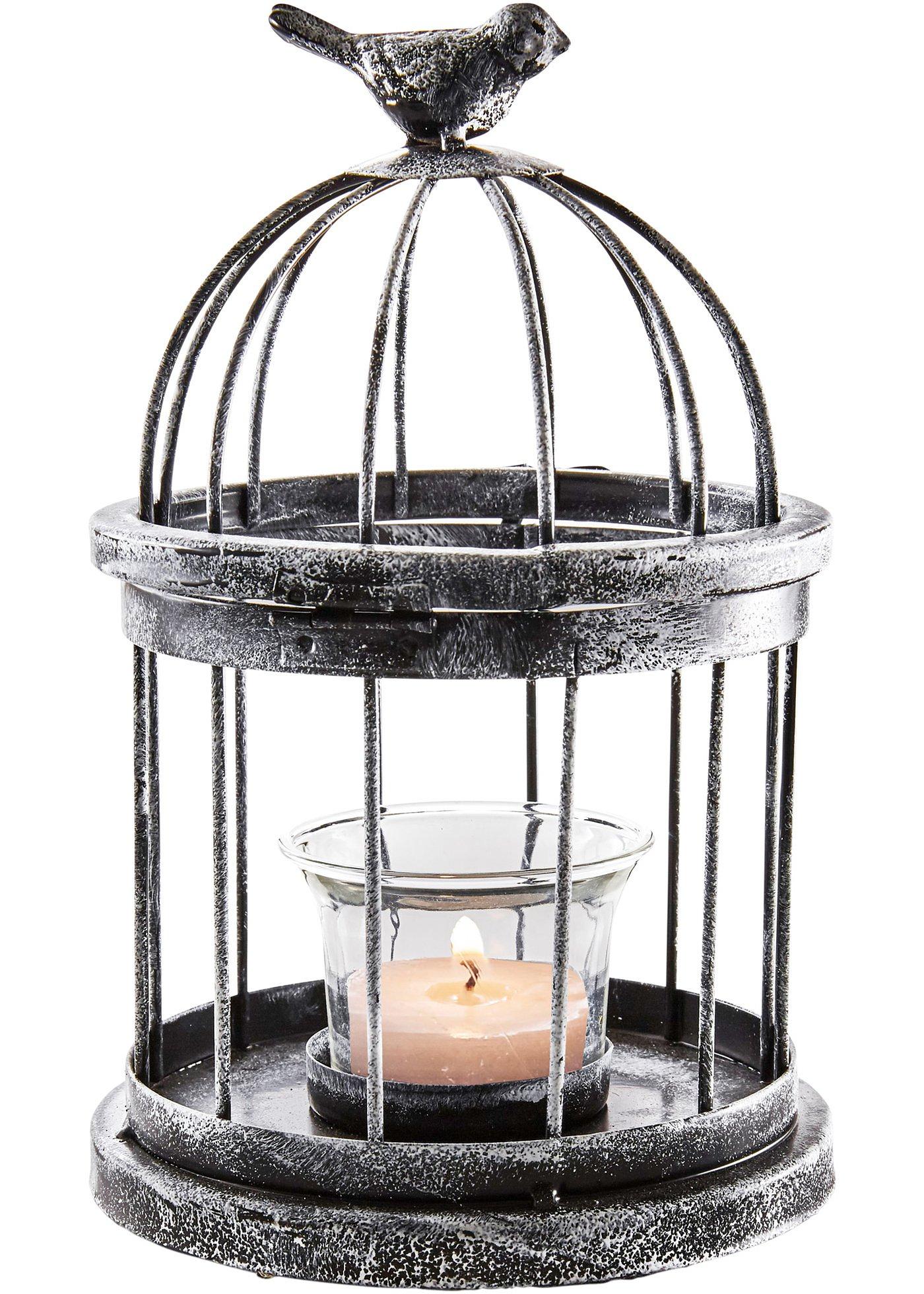 Photophore en forme de cage à oiseau