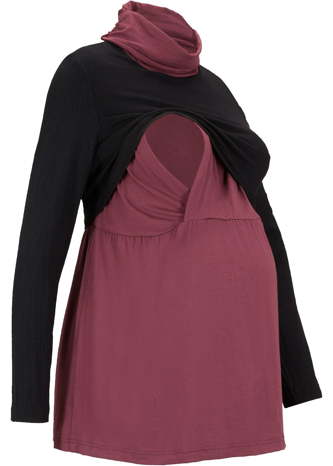 T-shirt de grossesse avec fonction allaitement style 2 en 1