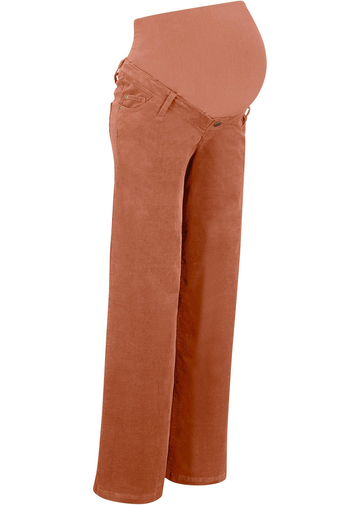 Pantalon de grossesse en velours côtelé, WIDE FIT