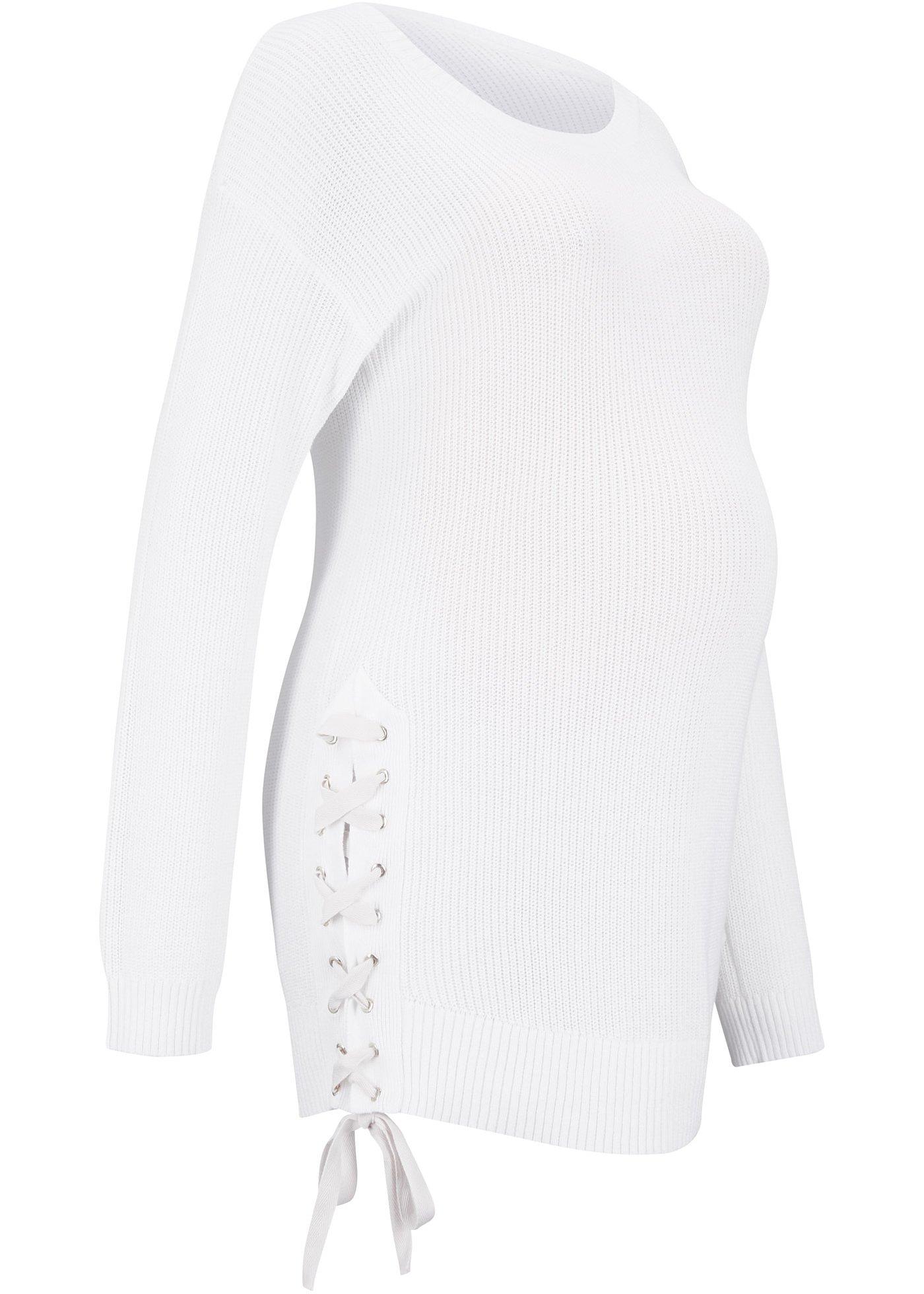 Pull long de grossesse, ampleur réglable