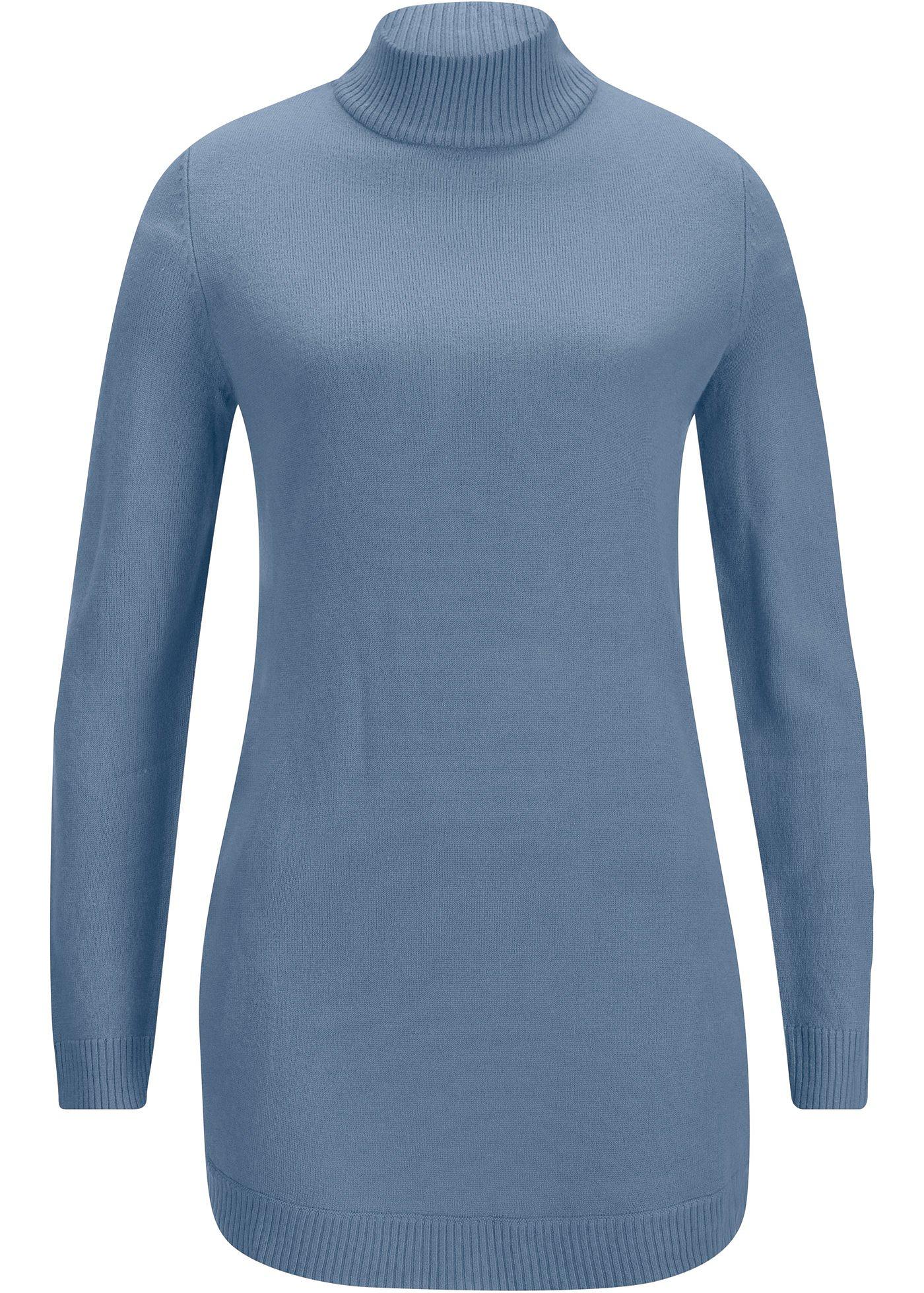 Pull en maille à col haut