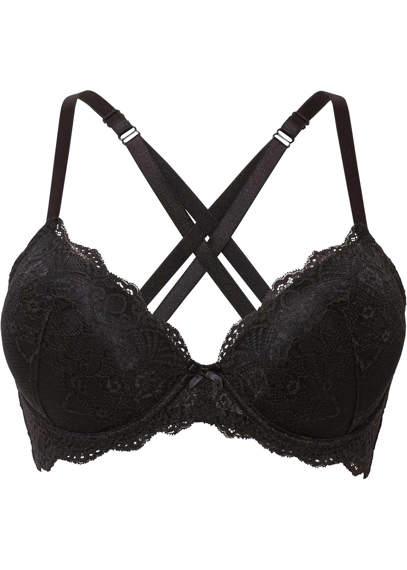 Soutien-gorge à coques avec armatures et dos nageur