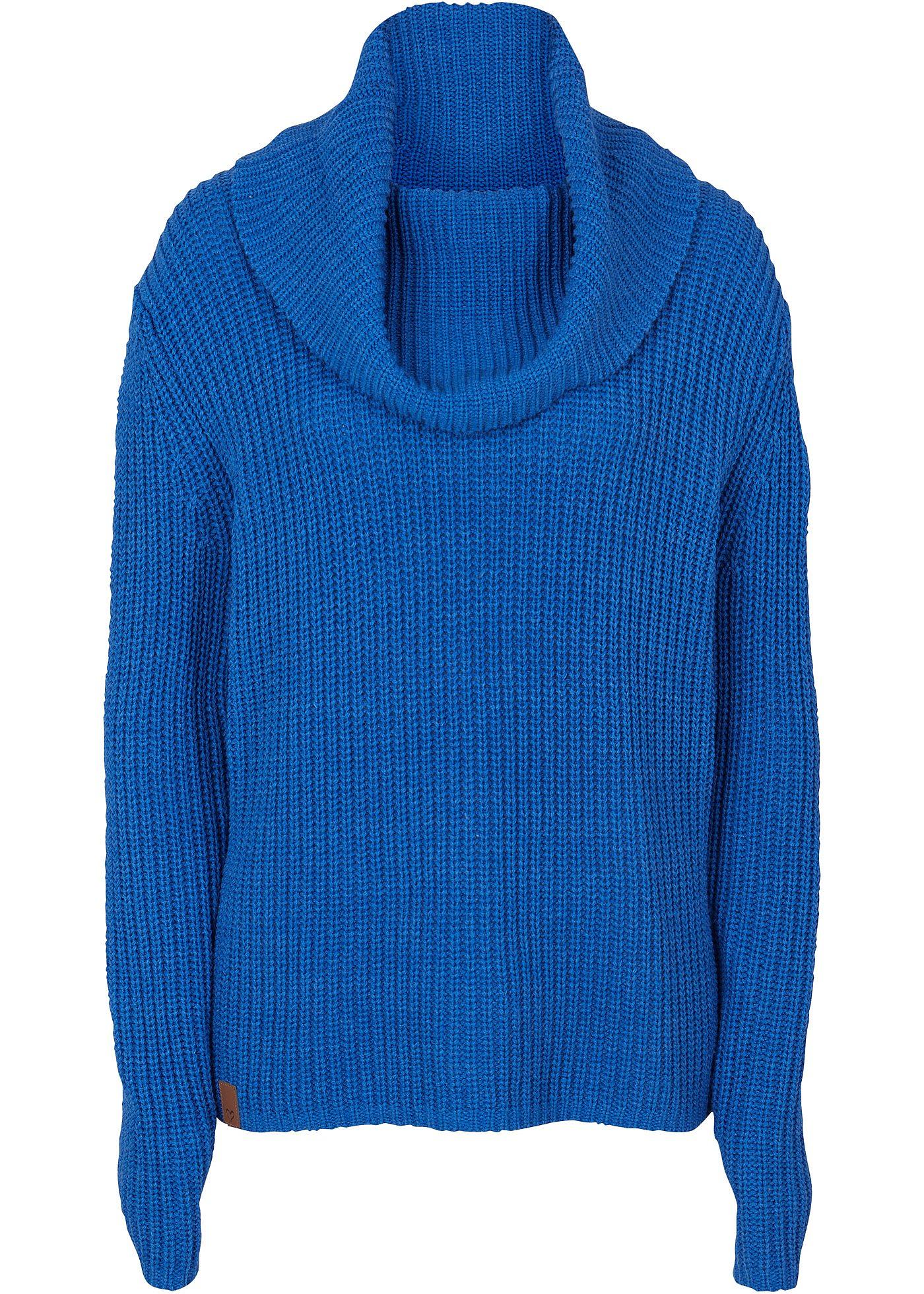 Pull en grosse maille avec col large