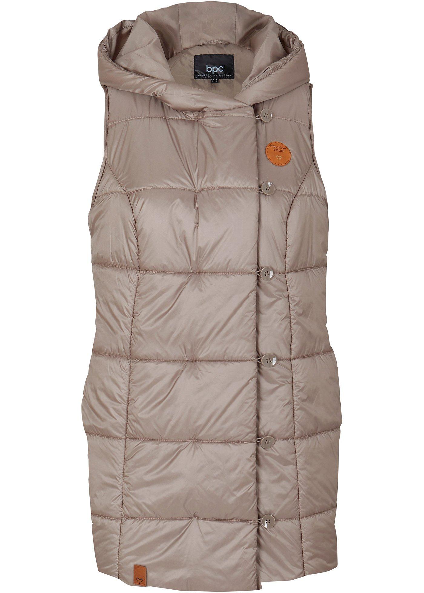 Gilet sans manches matelassé coupe longue