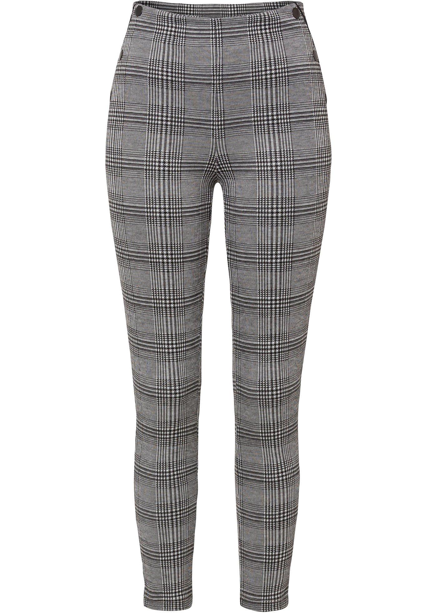 Pantalon en jersey à carreaux