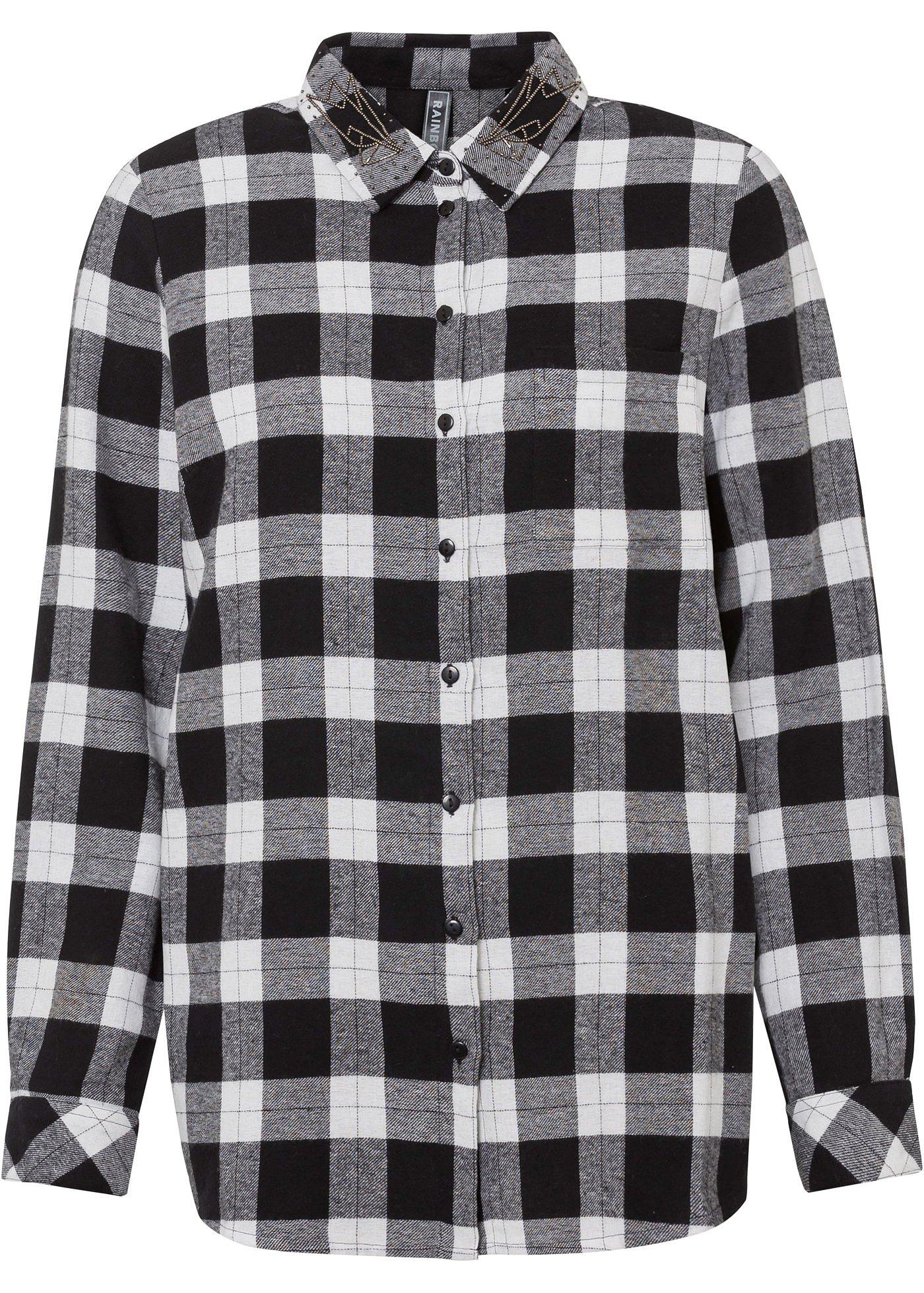 Chemise longue en flanelle