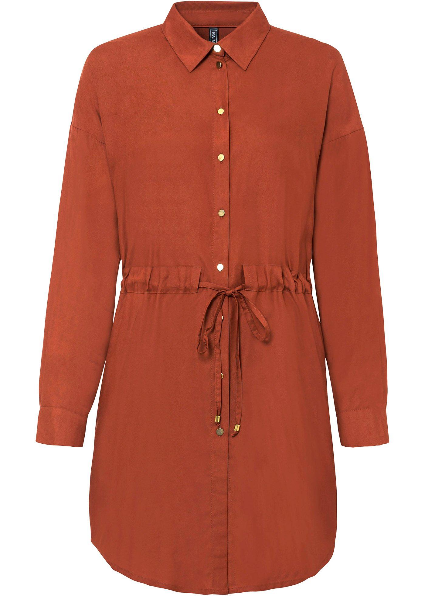 Robe-chemise en viscose durable