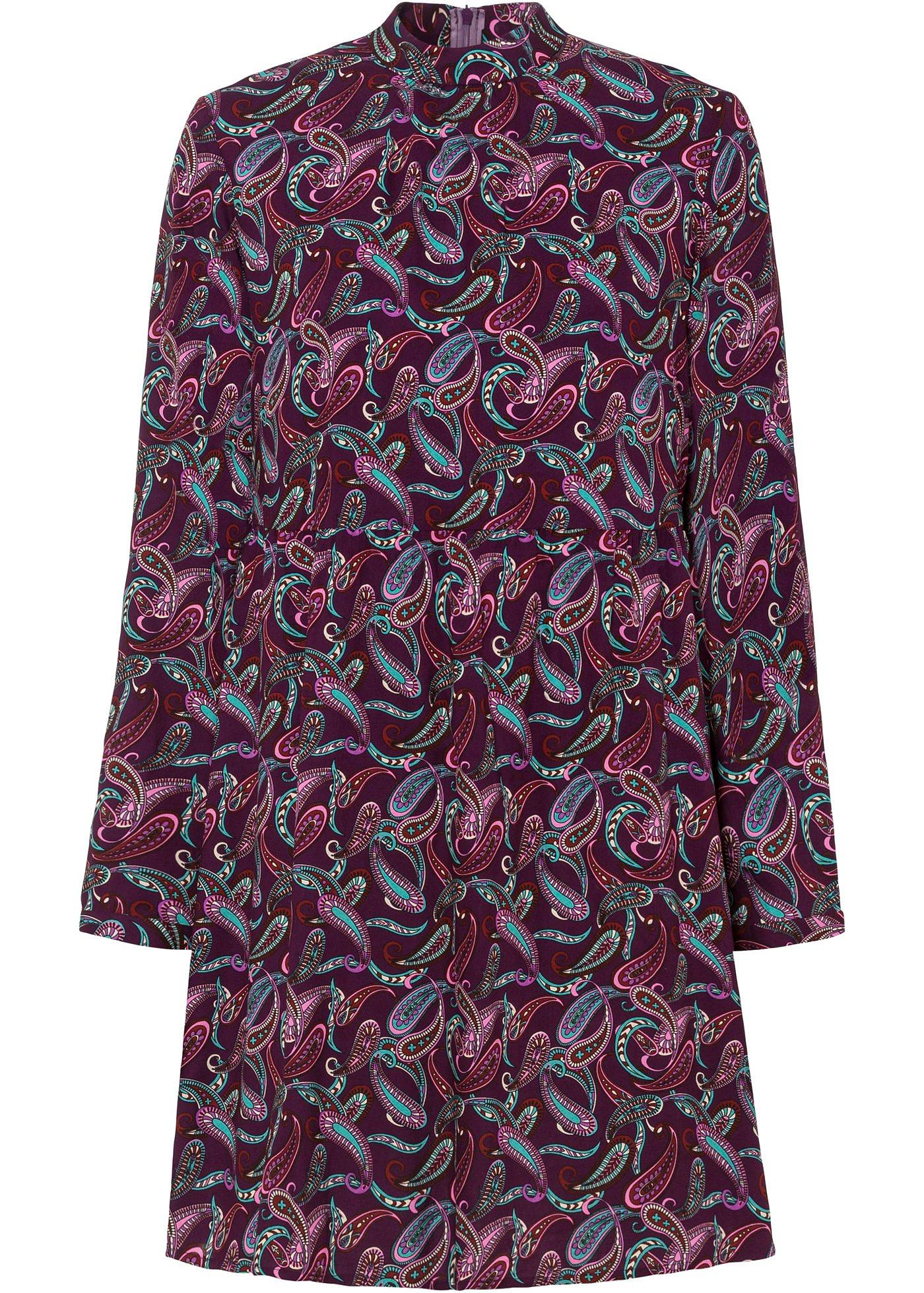 Robe paisley en viscose durable