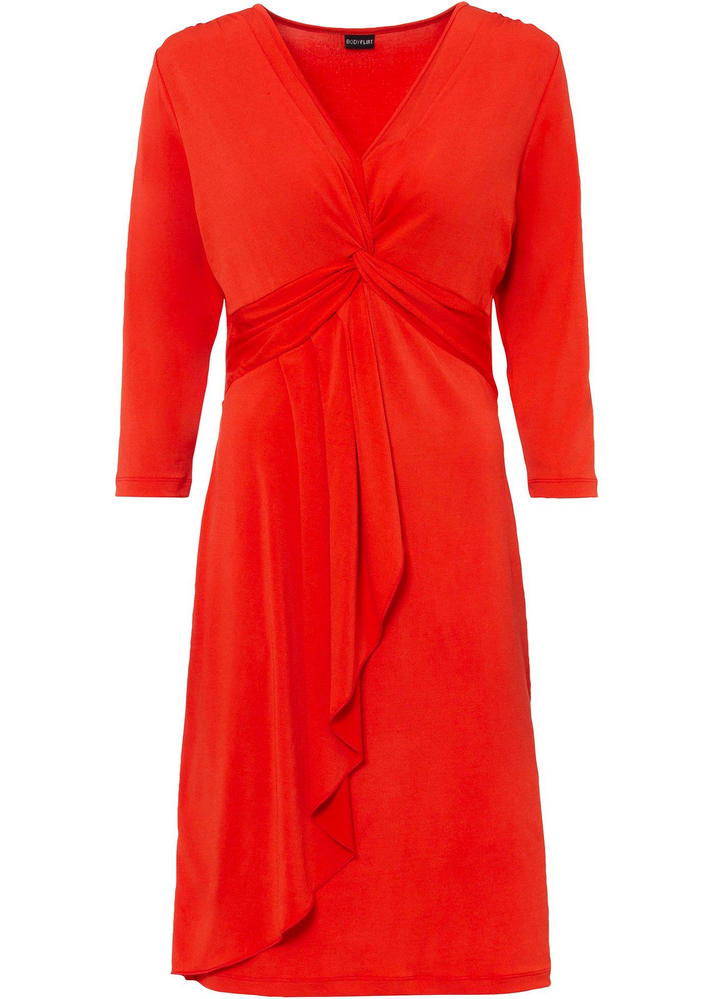 Robe fluide avec détail nœud