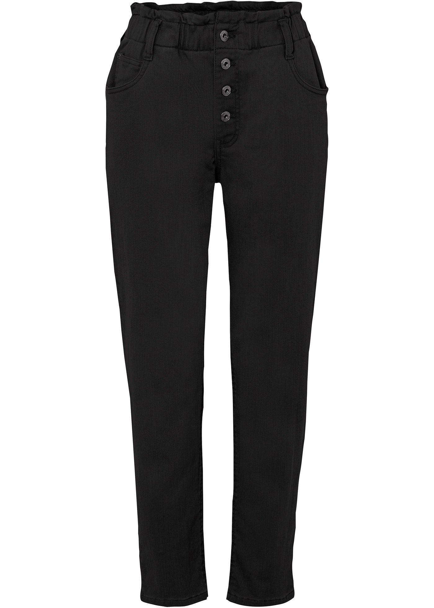 Pantalon paper bag taille haute