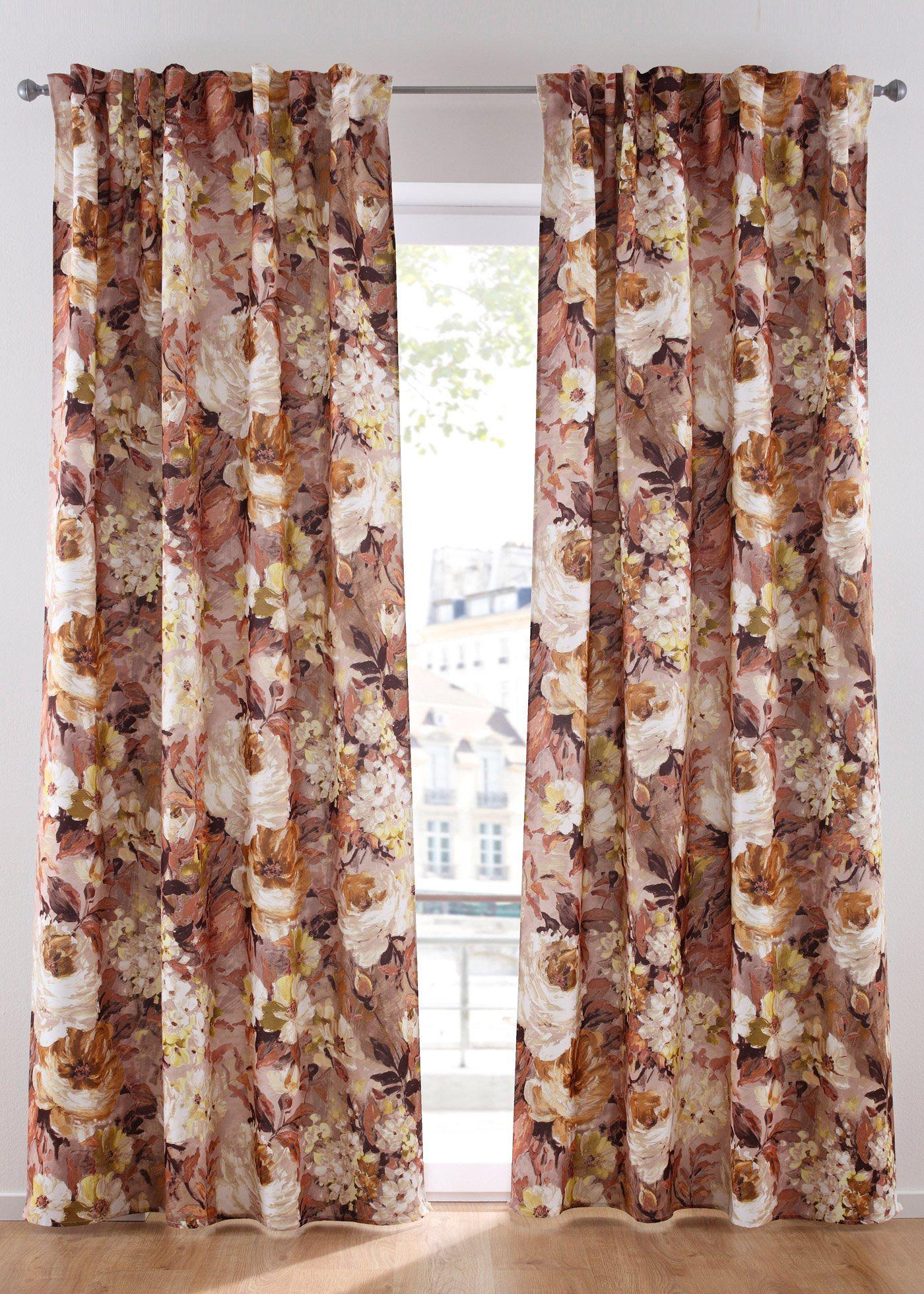 Panneau à imprimé floral (1 pce.)