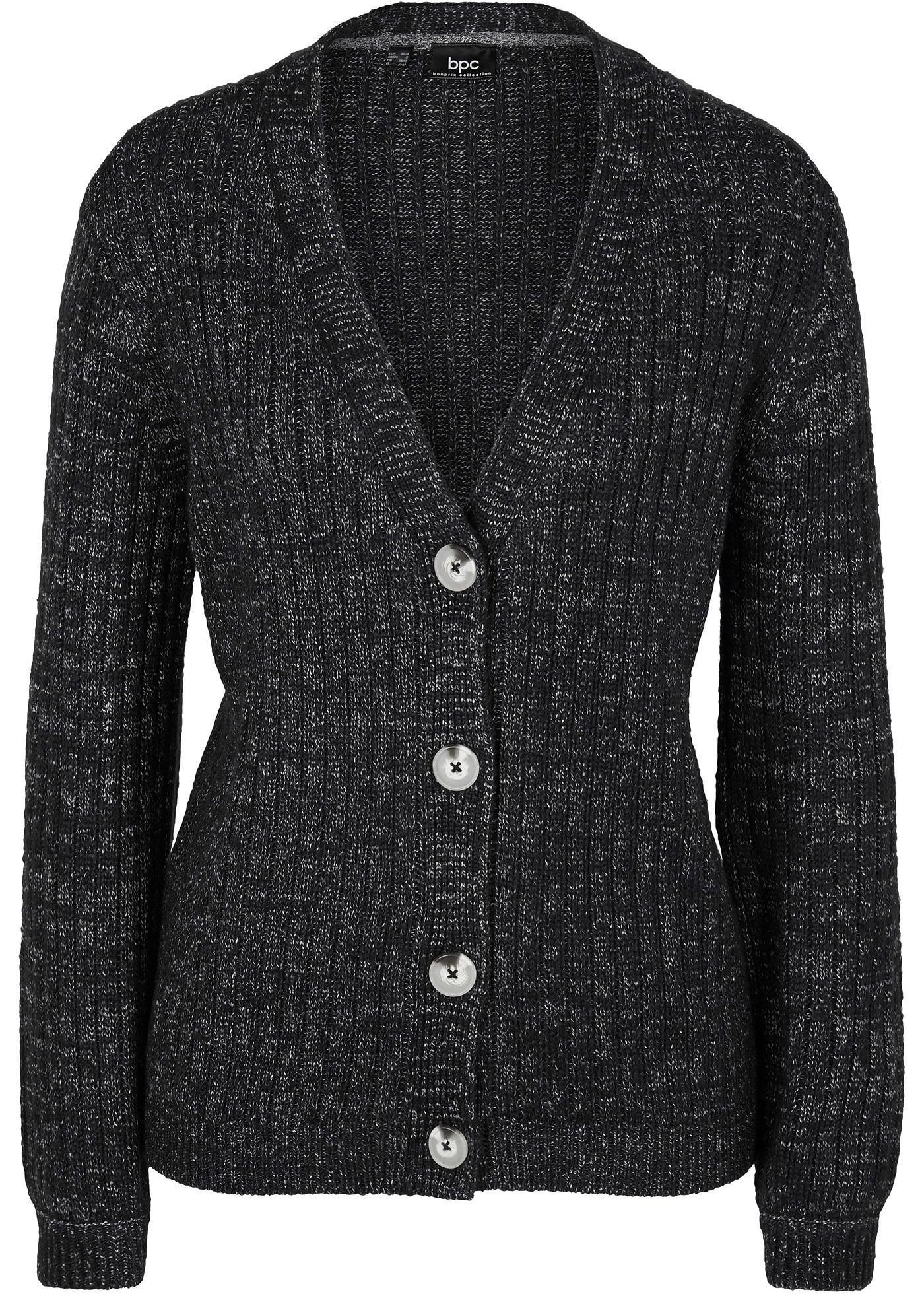 Gilet en grosse maille avec coton recyclé