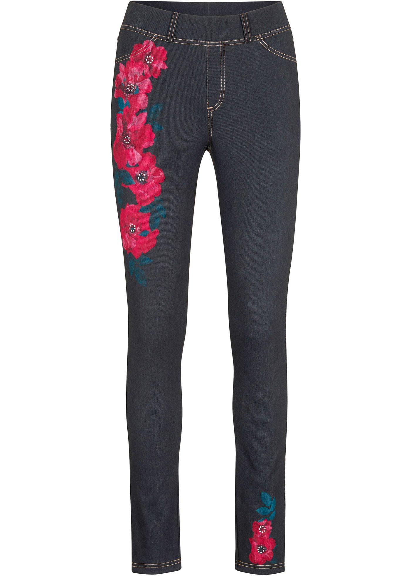 Jegging à imprimé floral
