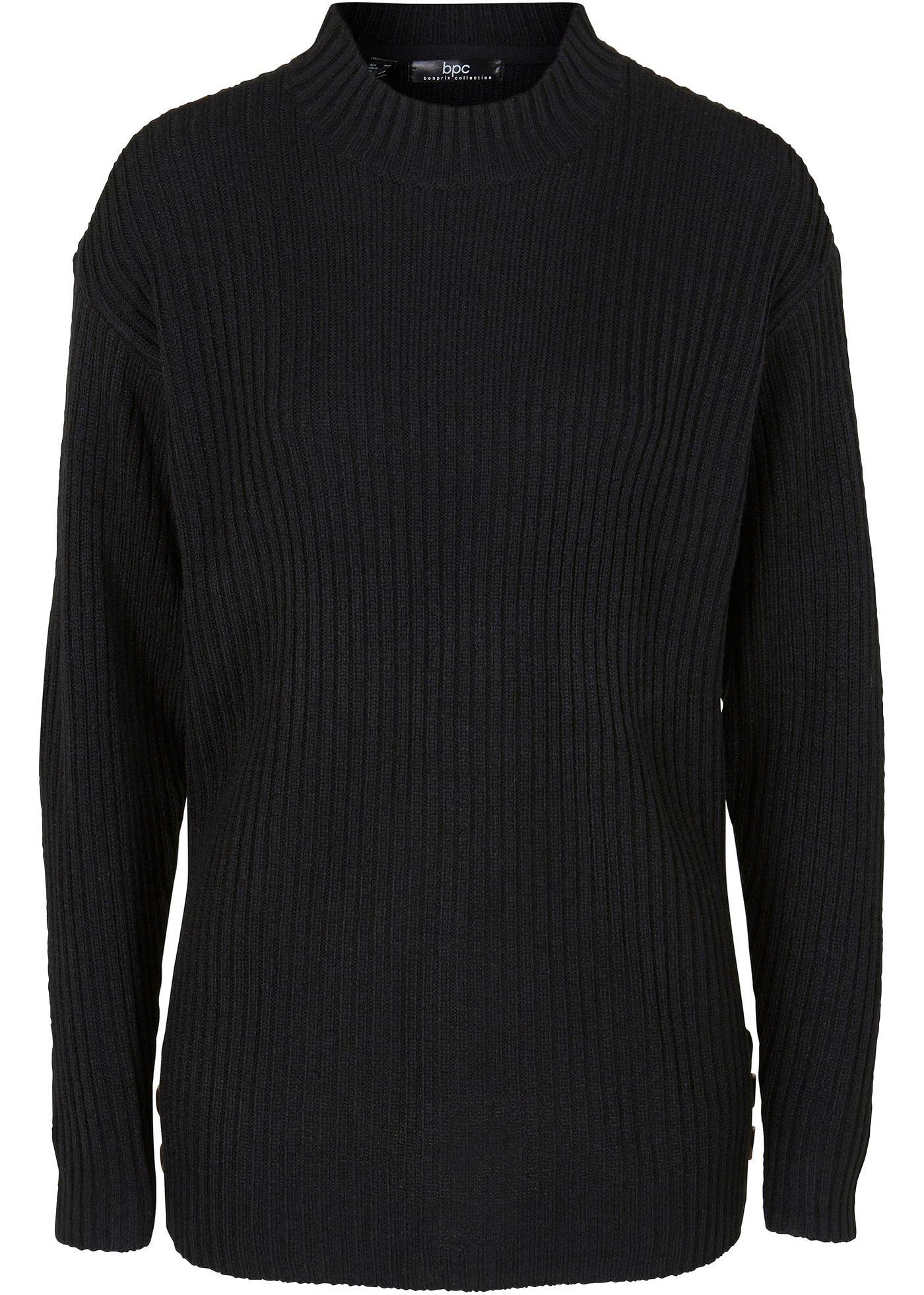 Pull avec boutons sur le côté