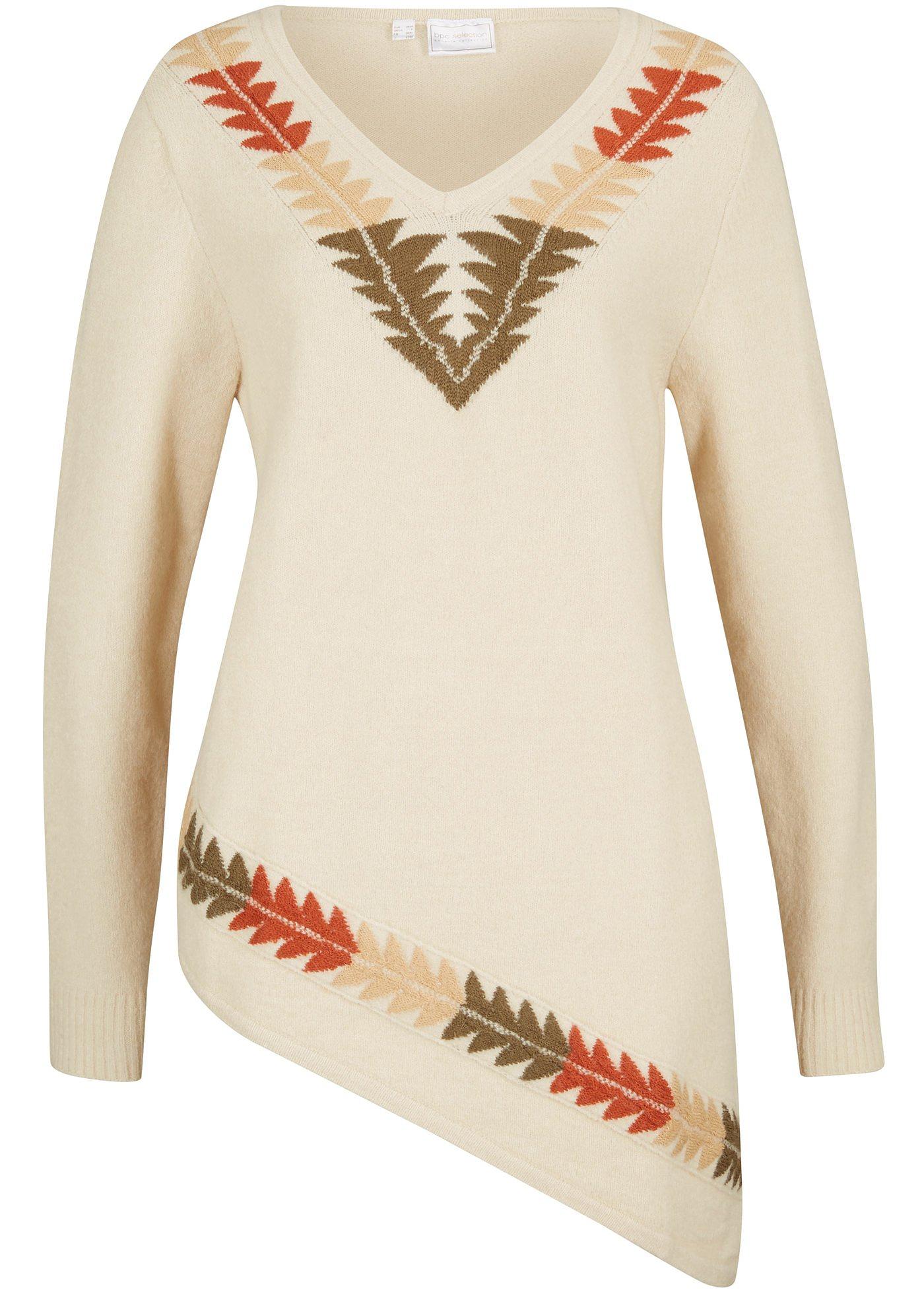 Pull long asymétrique