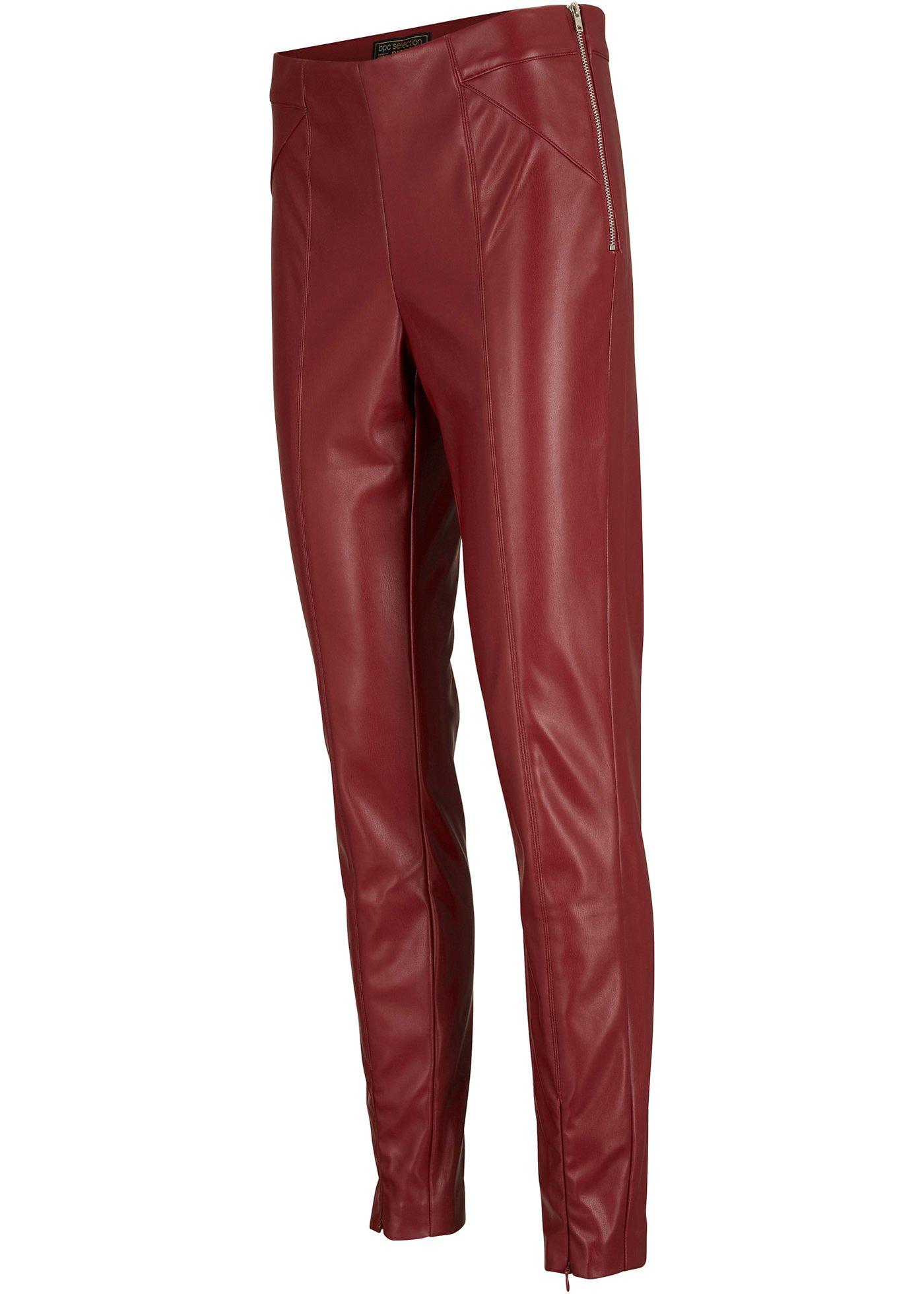 Legging en synthétique imitation cuir