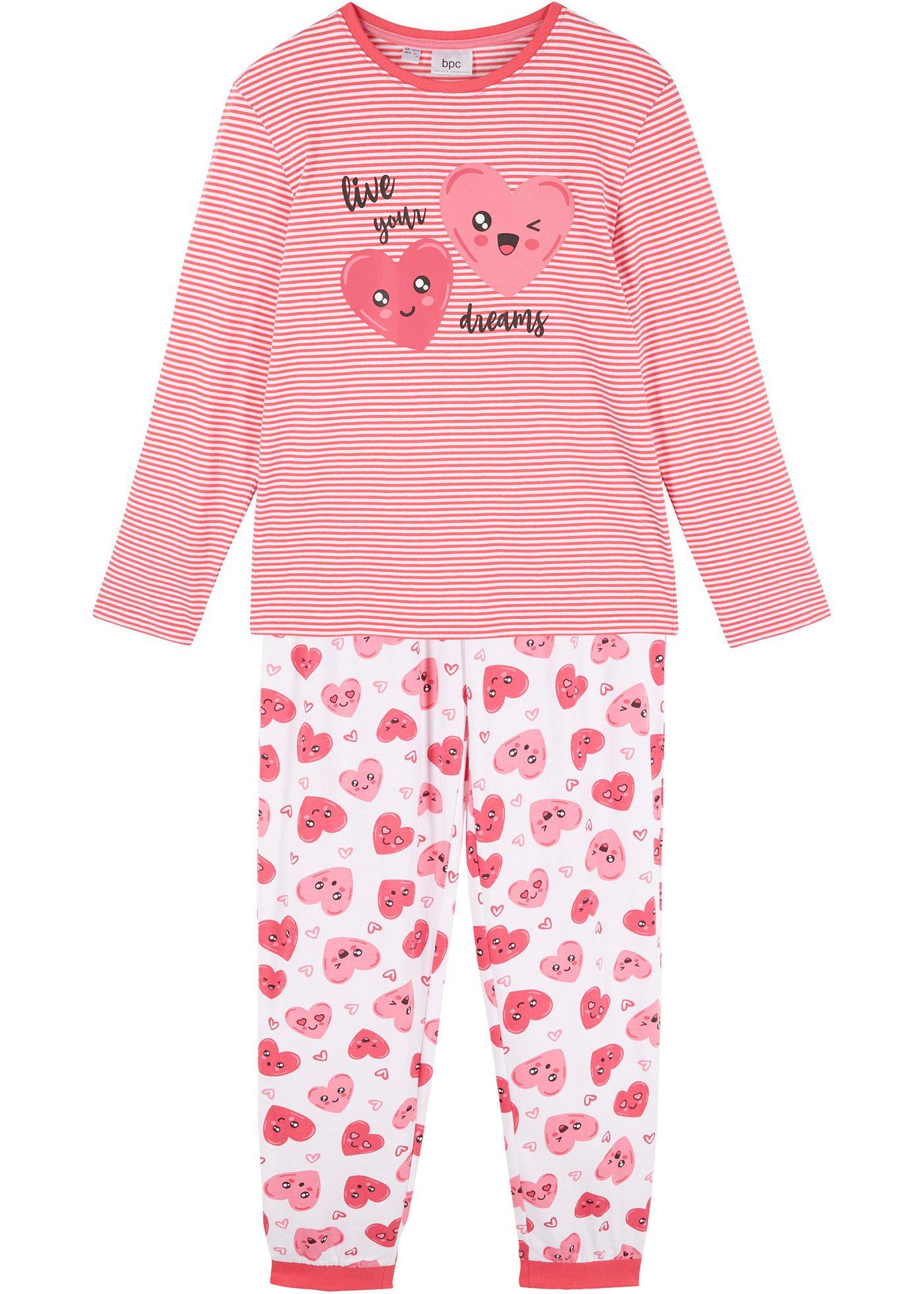 Pyjama fille (Ens. 2 pces.) en coton bio