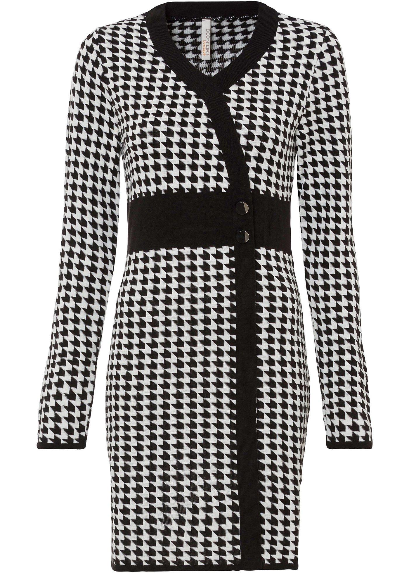 Robe en maille style portefeuille