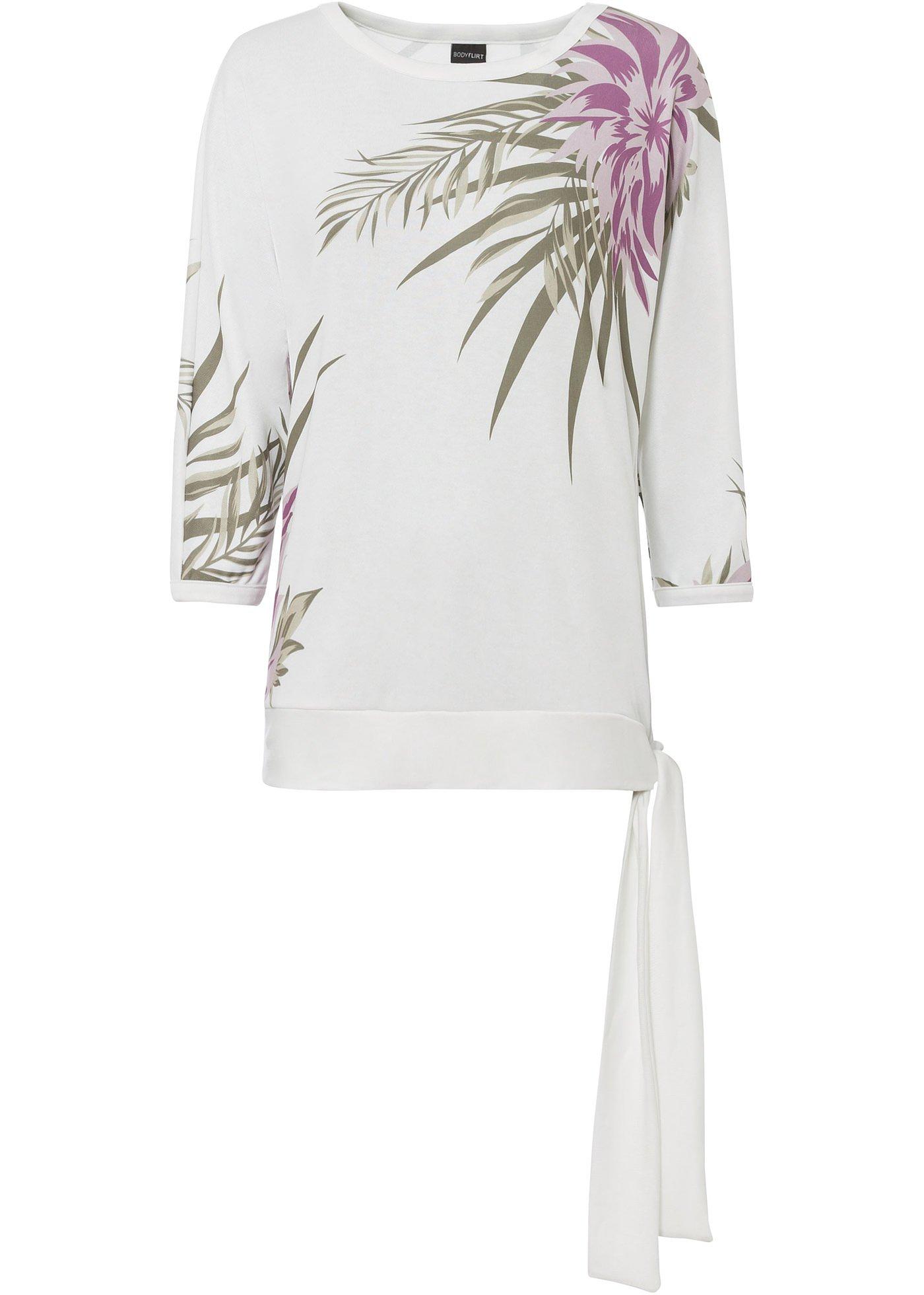 Pull manches chauve-souris à imprimé