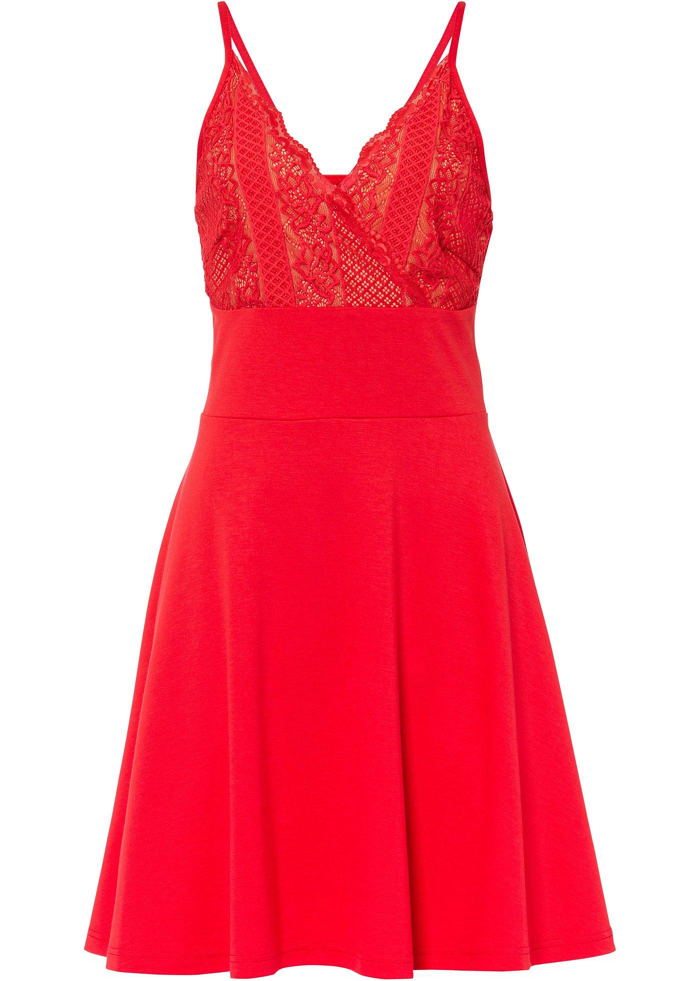 Robe cocktail à dentelle