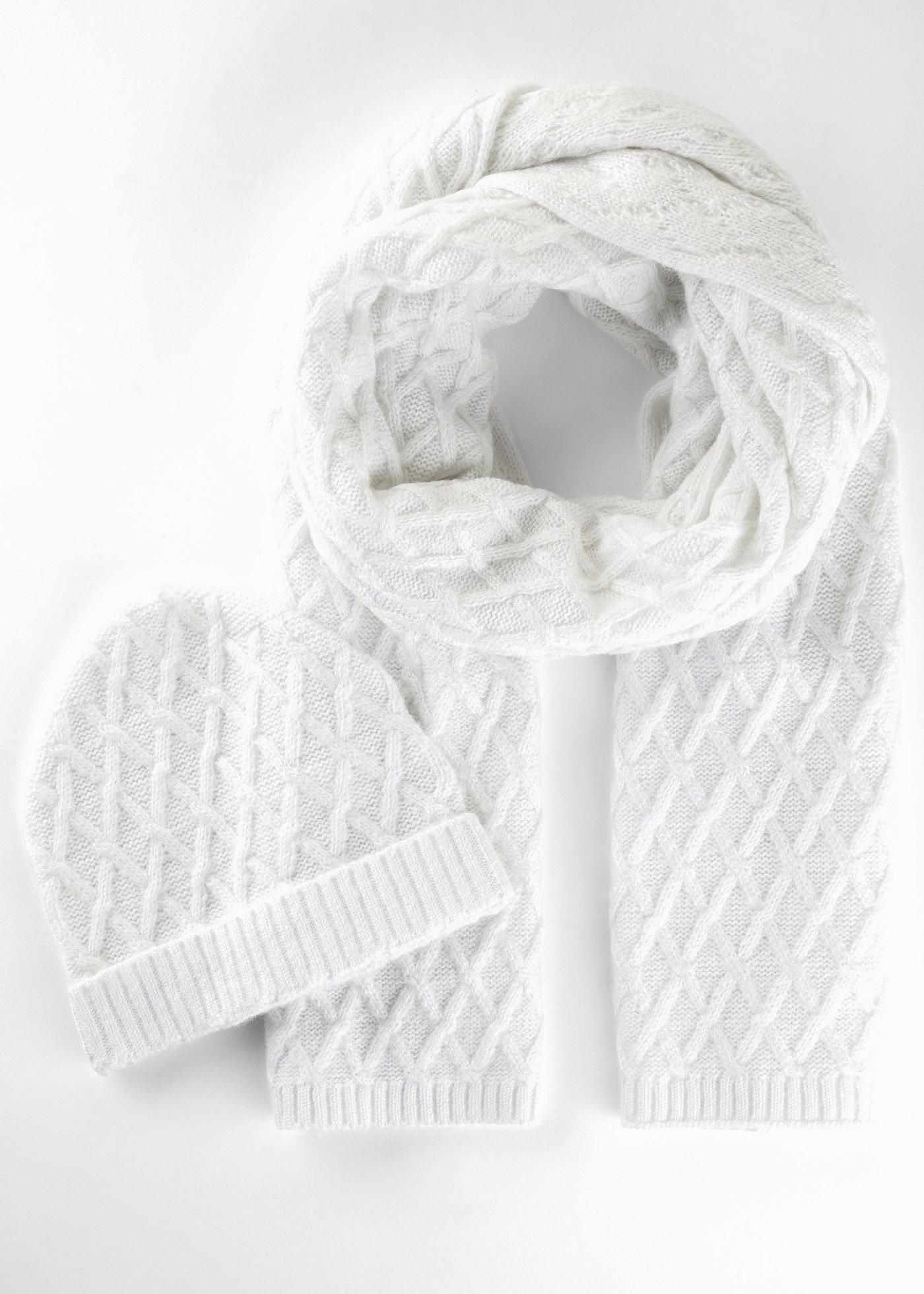 Écharpe et bonnet en maille durables (Ens. 2 pces.)